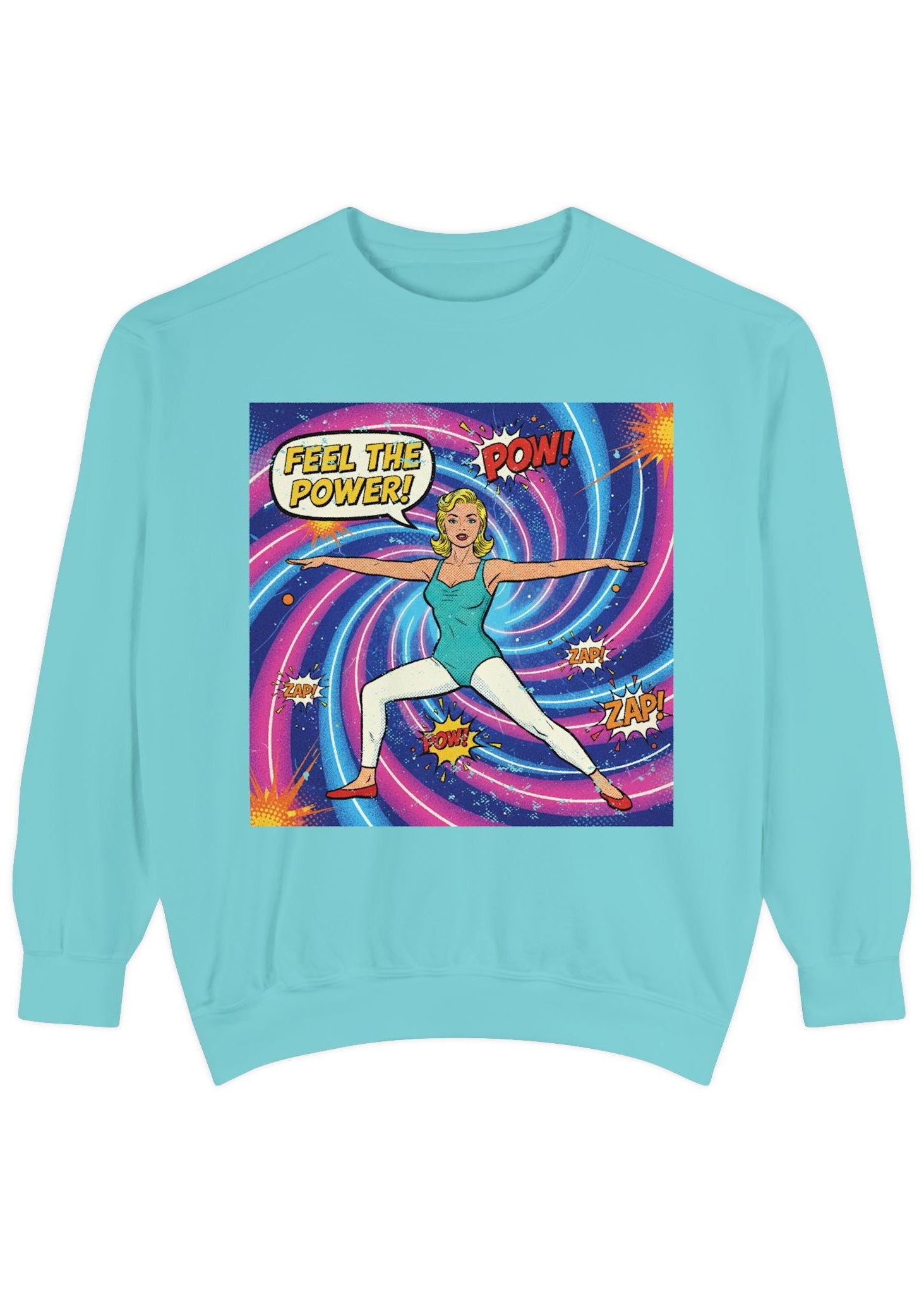 Retro Comic Yoga Sweatshirt