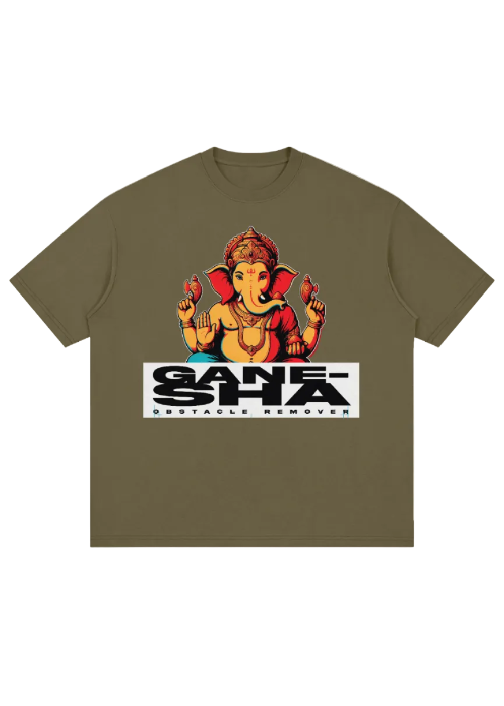 Ganesha Pop Art Oversized Tee