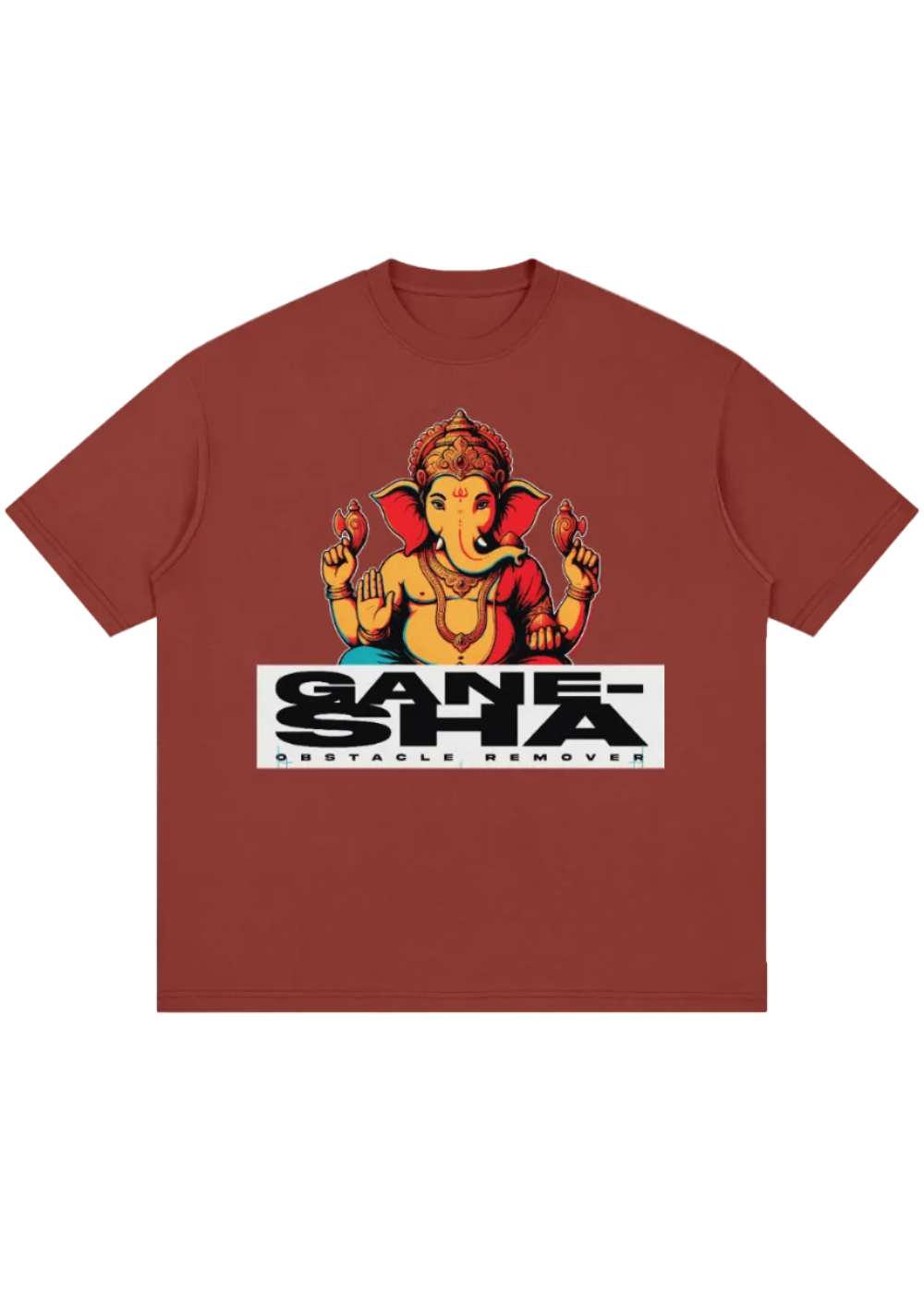 Ganesha Pop Art Oversized Tee