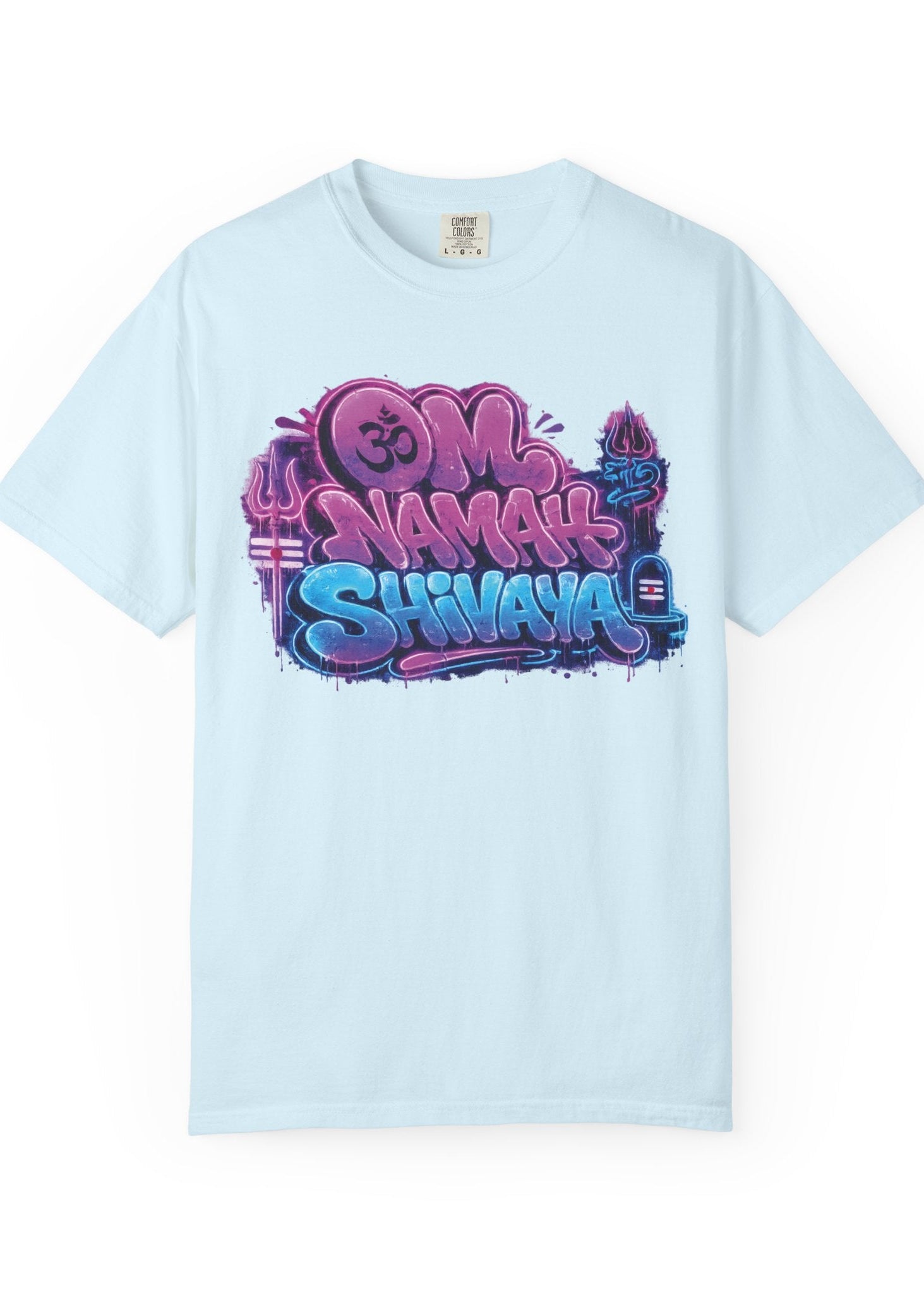 Om Namah Shivaya Neon Graffiti Tee