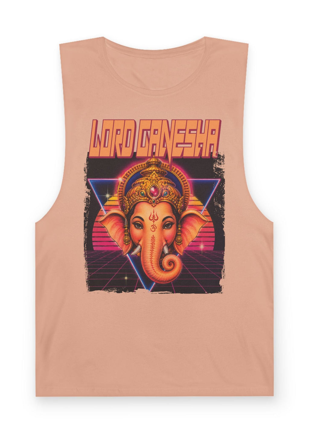 80s Synthwave Lord Ganesha Tank Top