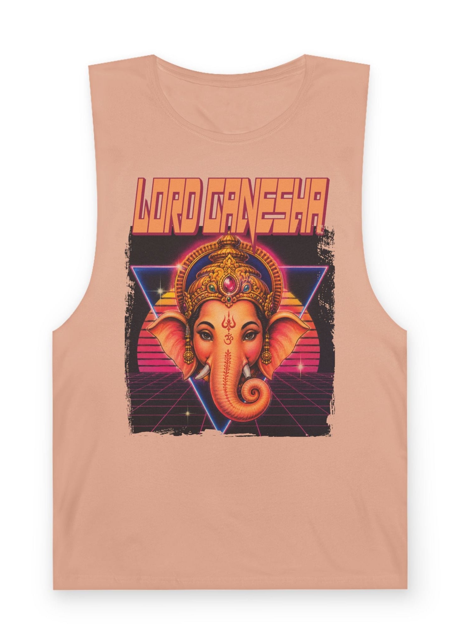 80s Synthwave Lord Ganesha Tank Top