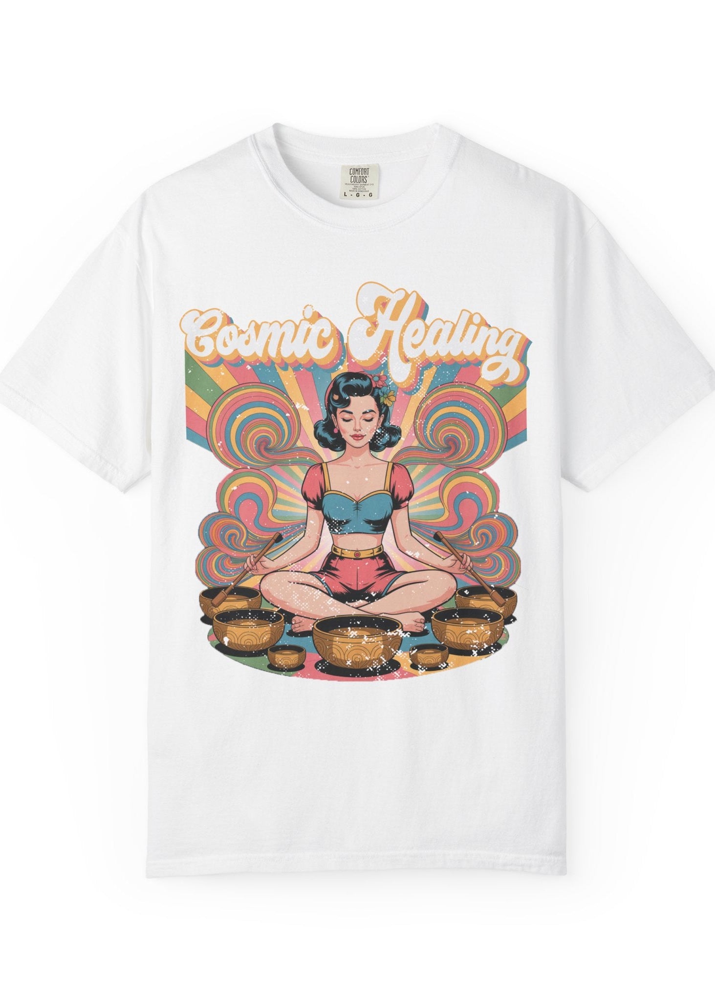 Cosmic Healing Sound Bowl Tee