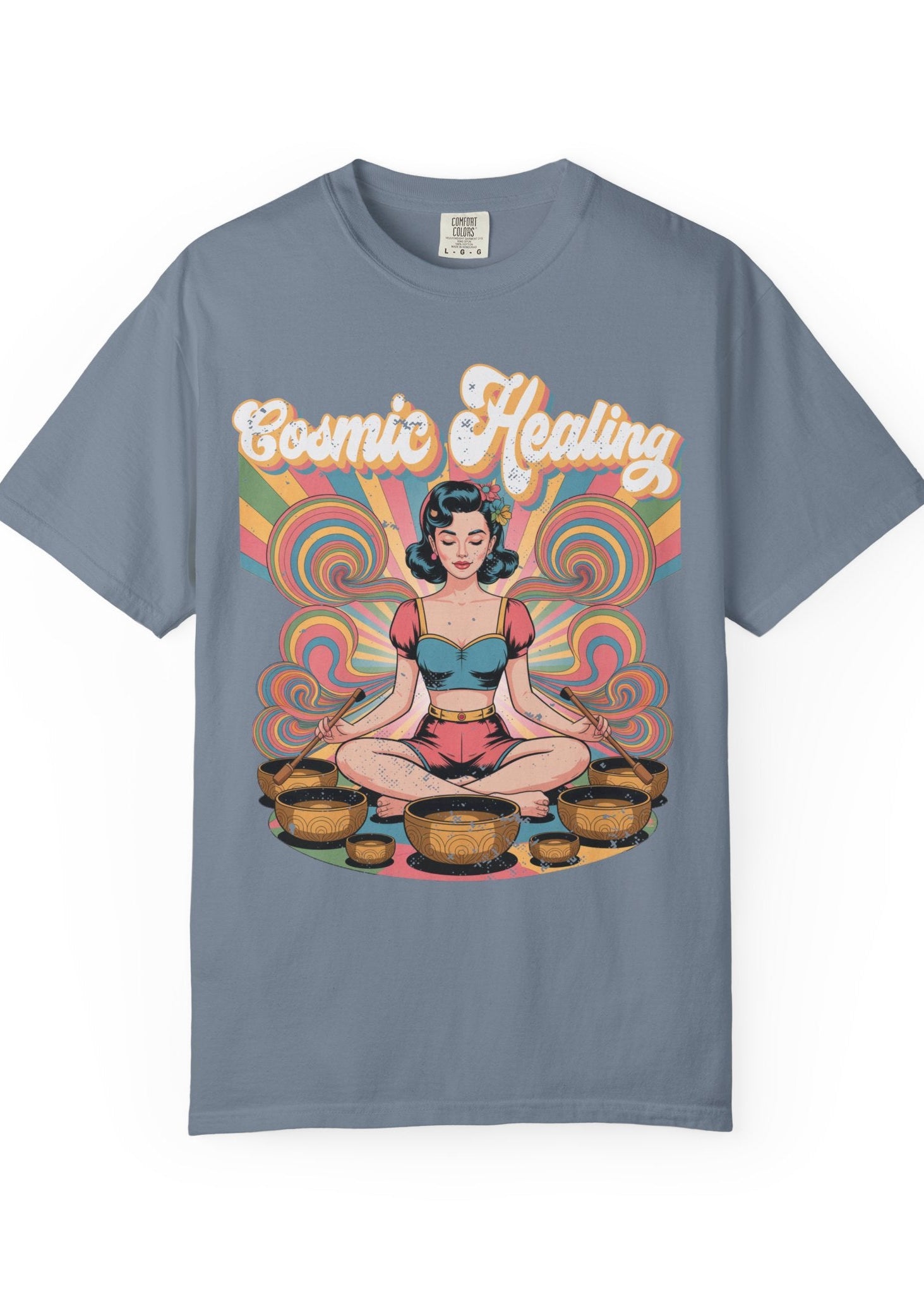 Cosmic Healing Sound Bowl Tee