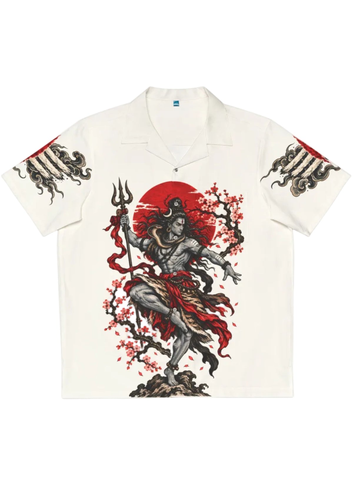 Lord Shiva Om Namah Shivaya Japanese Tattoo Hawaiian Shirt