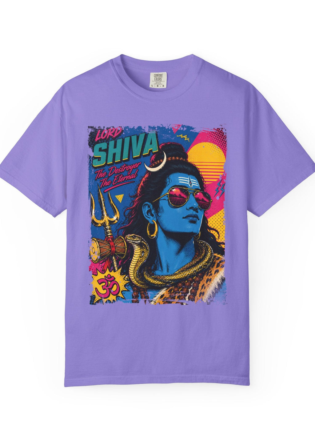 Retro Lord Shiva Pop Art T-Shirt