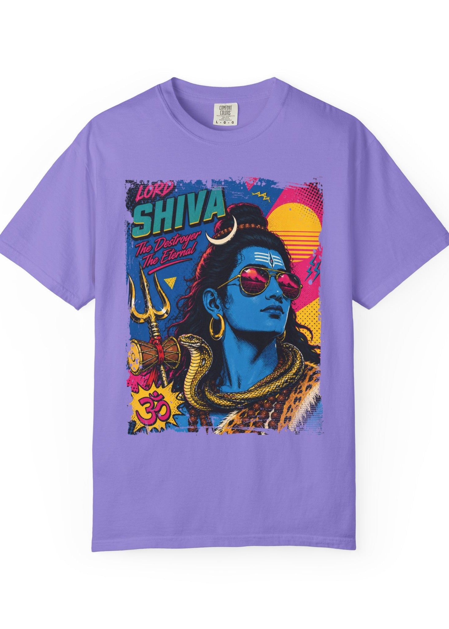 Retro Lord Shiva Pop Art T-Shirt