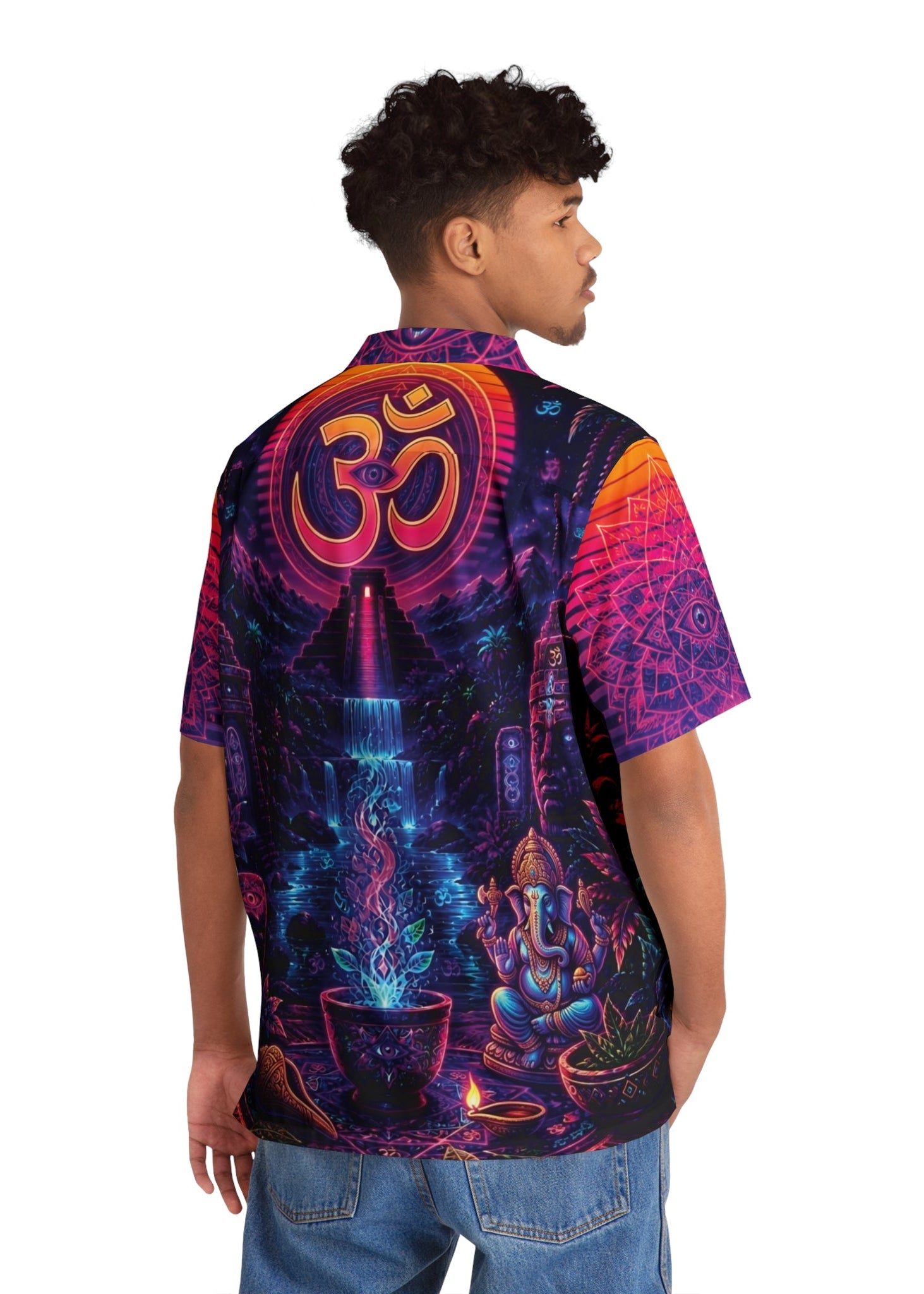 Celestial Shiva Shamanic All-Over Print Aloha Shirt