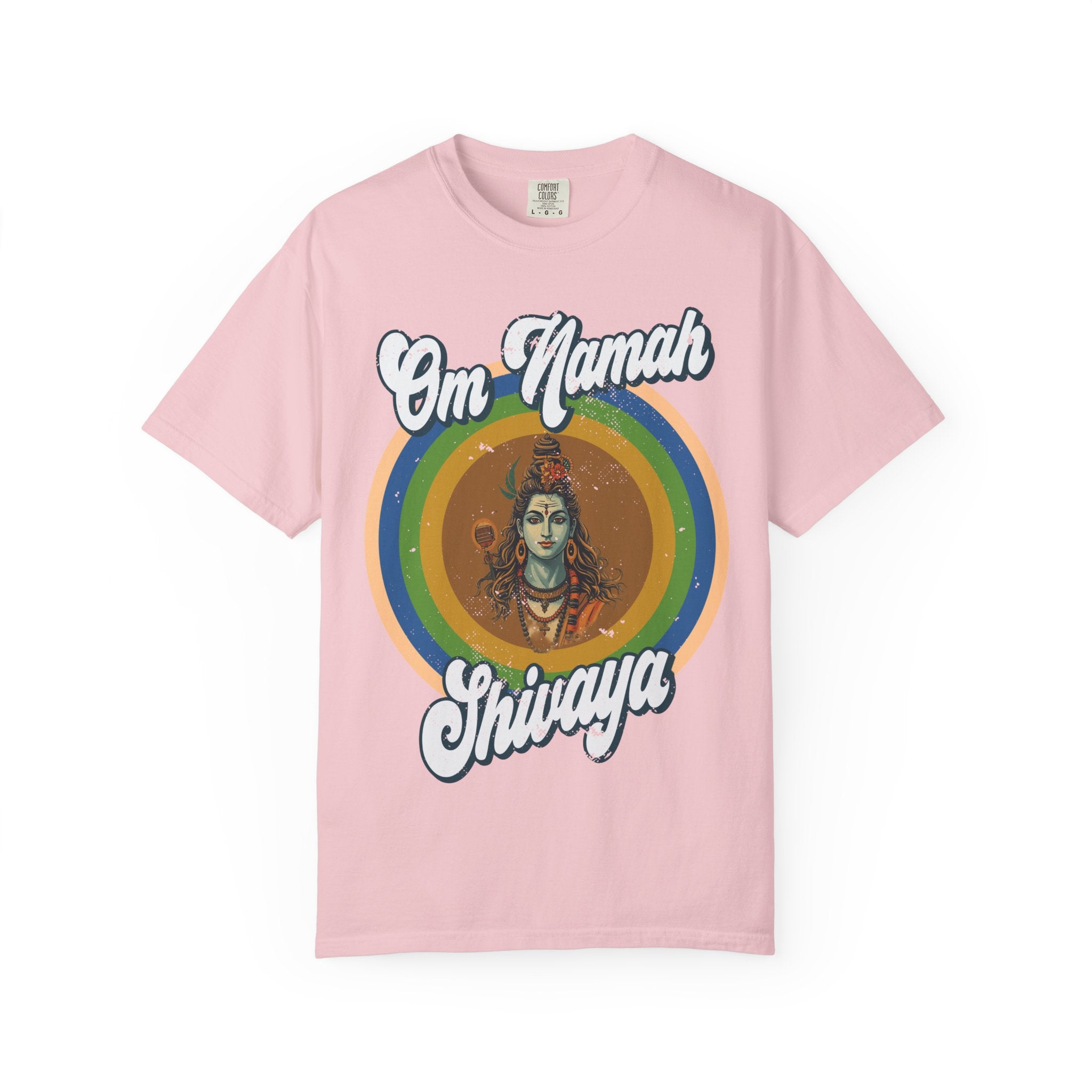 Lord Shiva Retro T-Shirt – Om Namah Shivaya Mantra Spiritual Tee