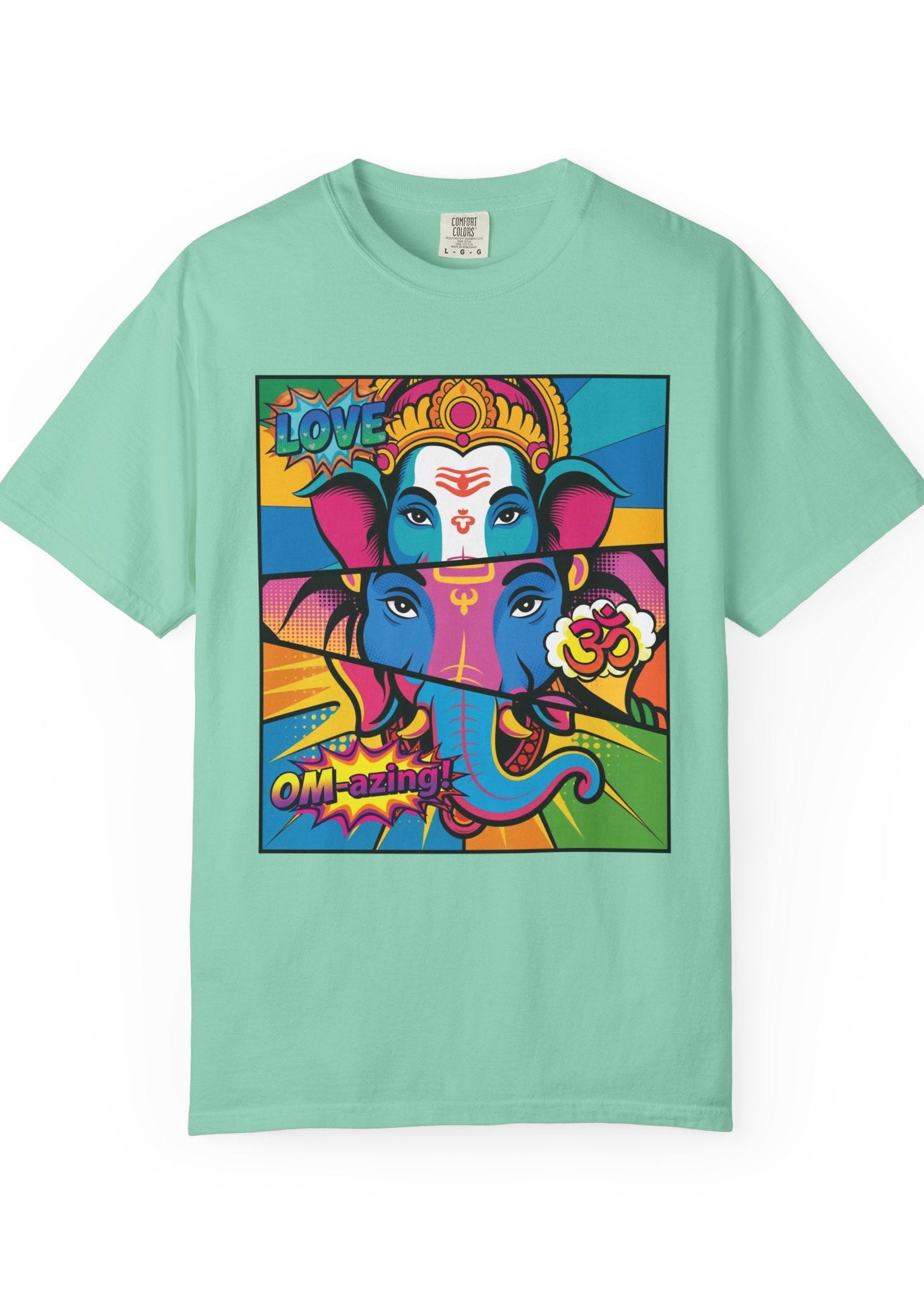 Pop Art Lord Ganesha “OM-azing” T-Shirt
