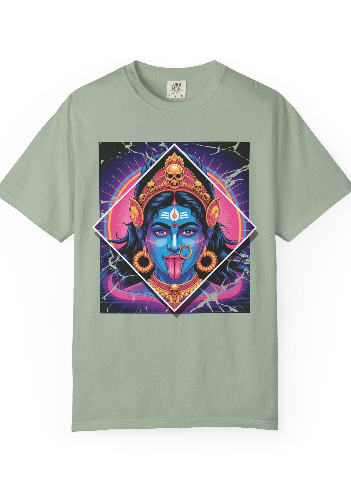 80s Neon Maa Kali Graphic Tee