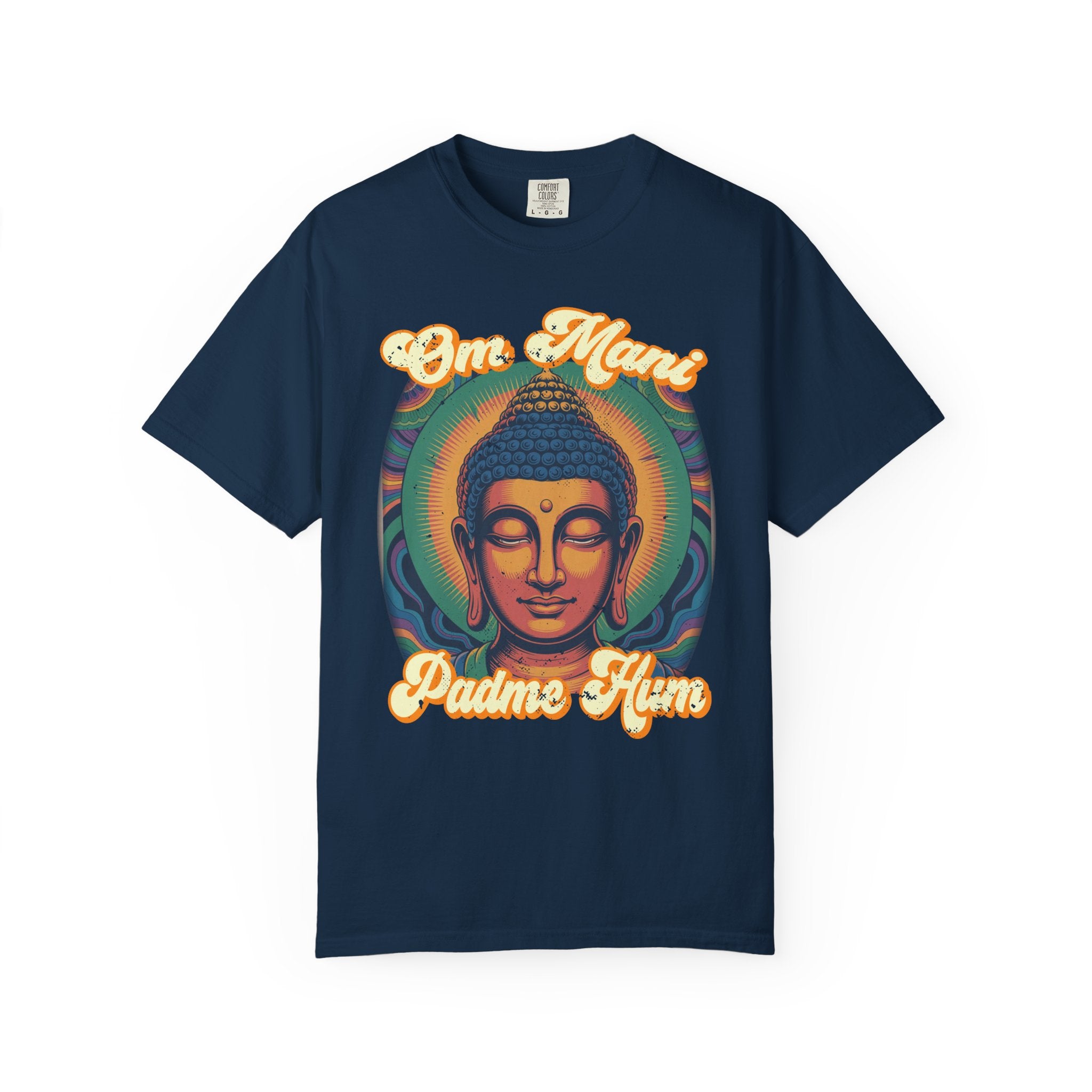 Om Mani Padme Hum T-Shirt – Tibetan Buddhist Mantra Meditation Tee