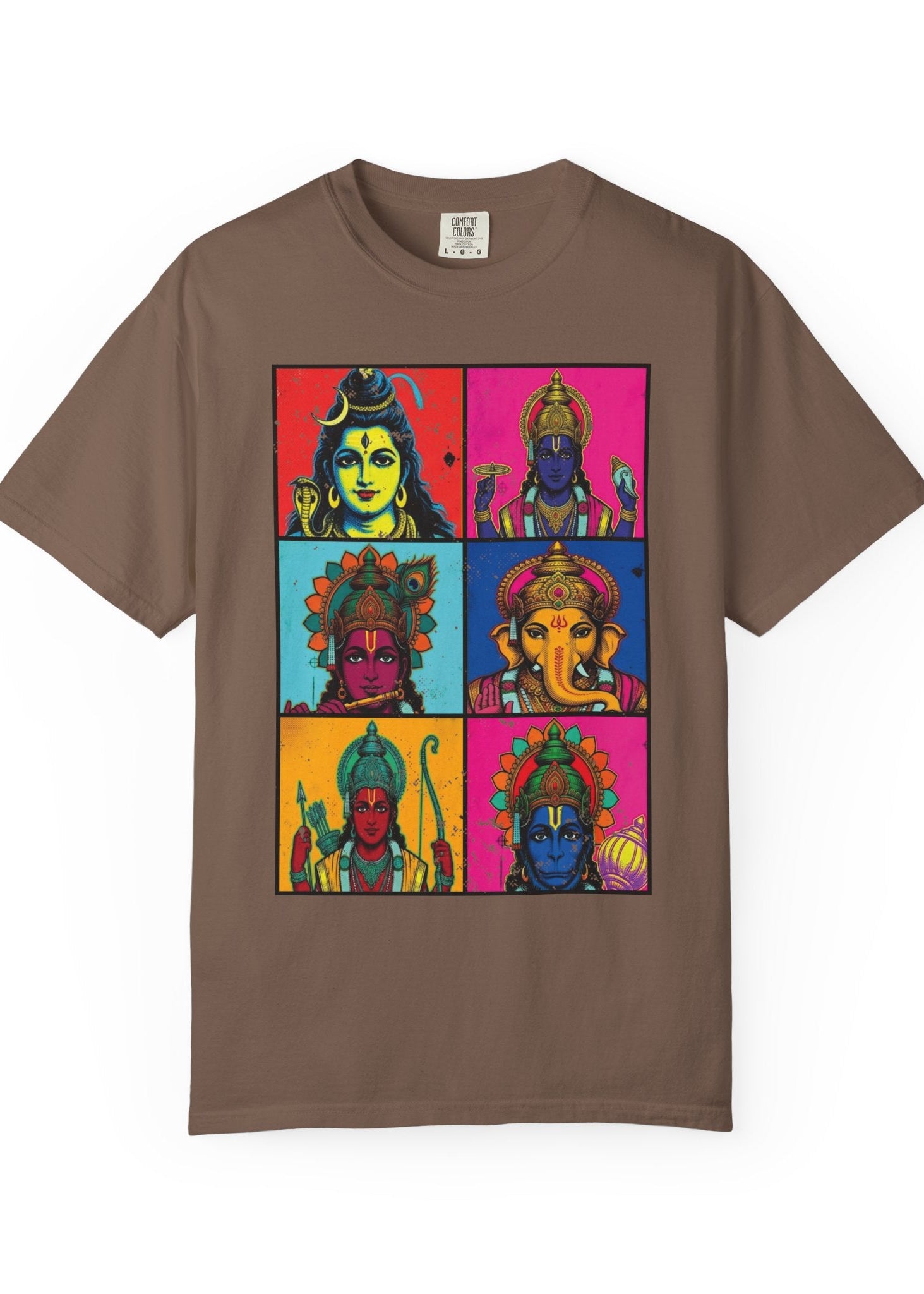 Pop Art Hindu Gods T-Shirt – Krishna, Shiva, Ganesha & More