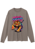 Wild Tiger Vintage Washed Long Sleeve T-Shirt