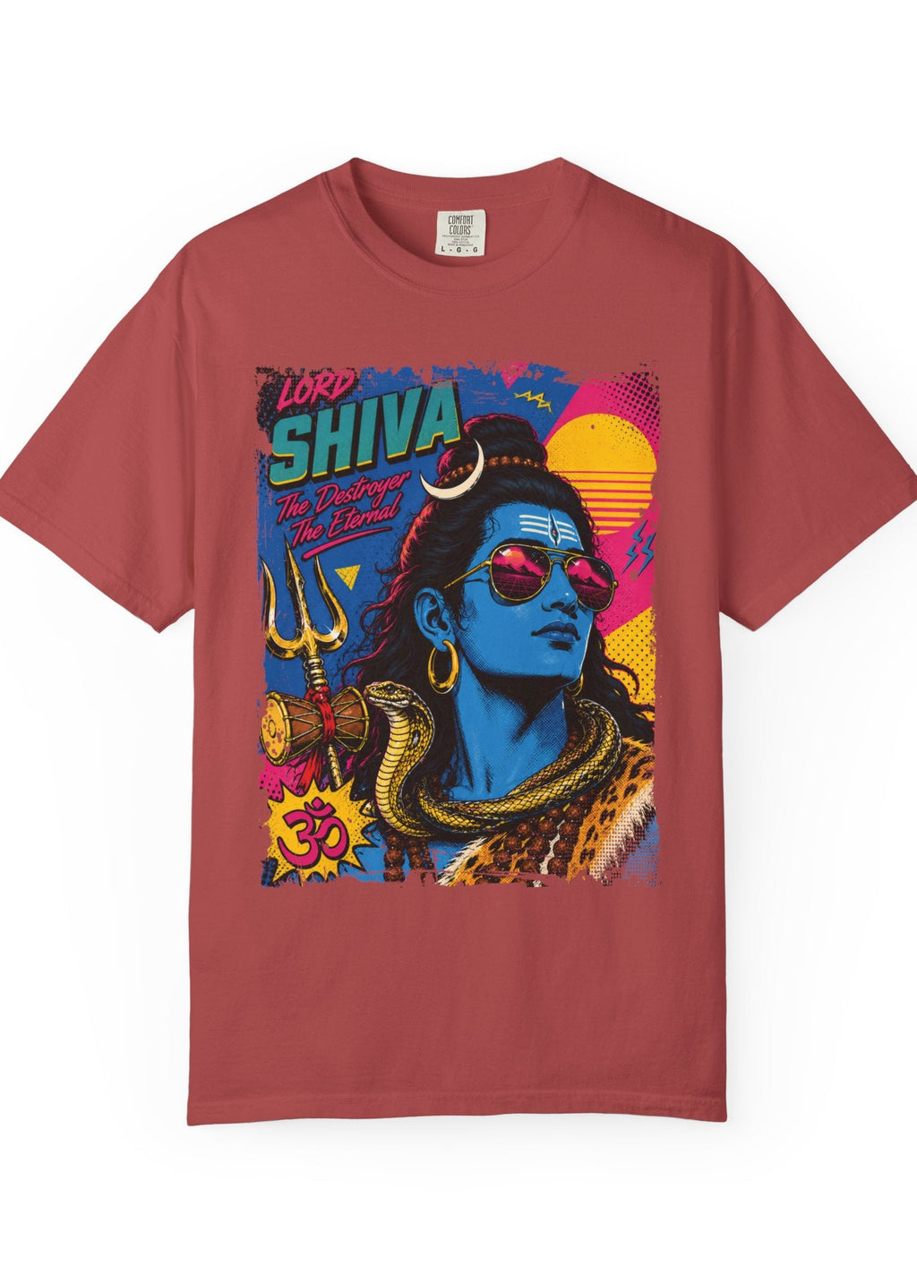 Retro Lord Shiva Pop Art T-Shirt