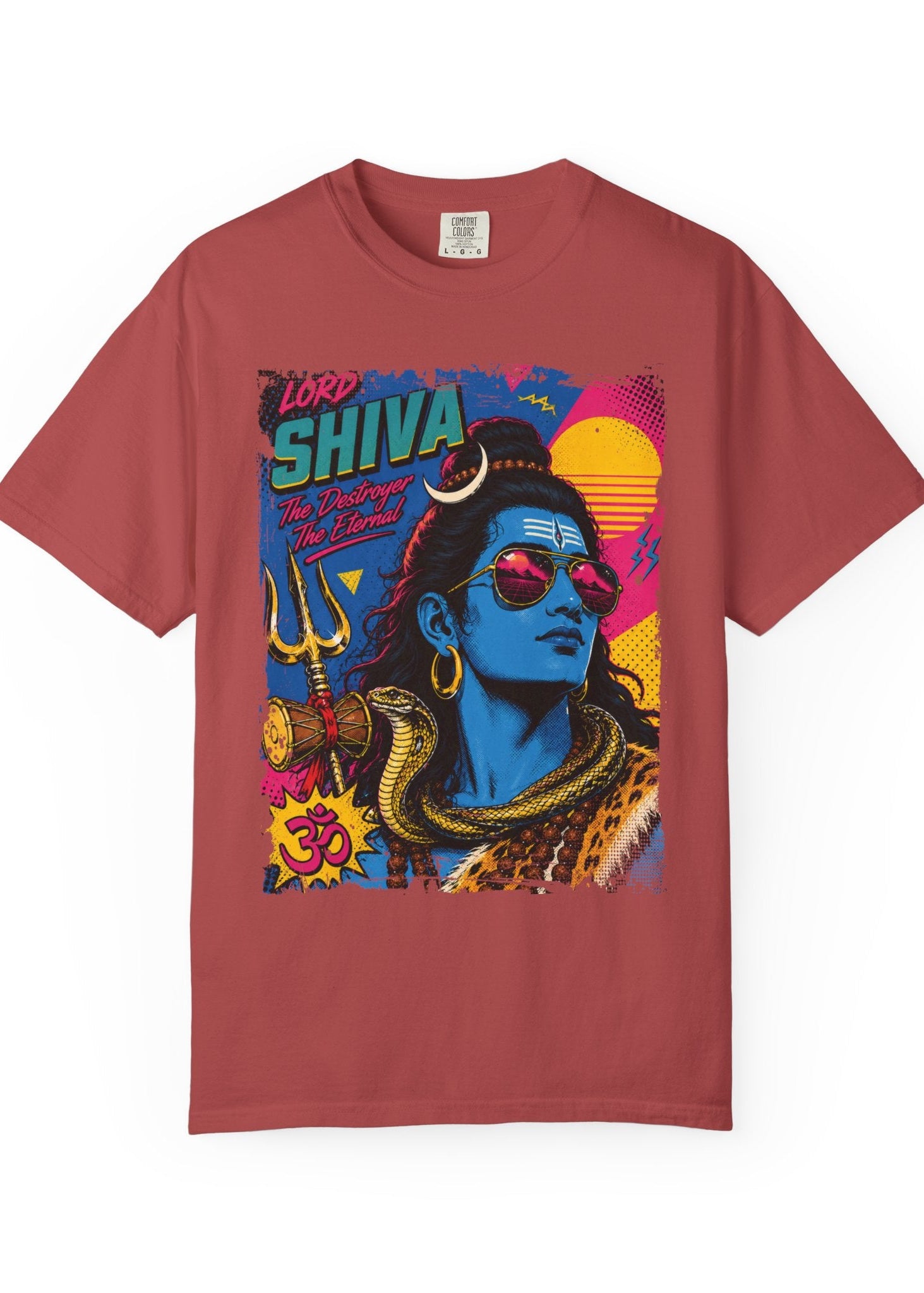 Retro Lord Shiva Pop Art T-Shirt