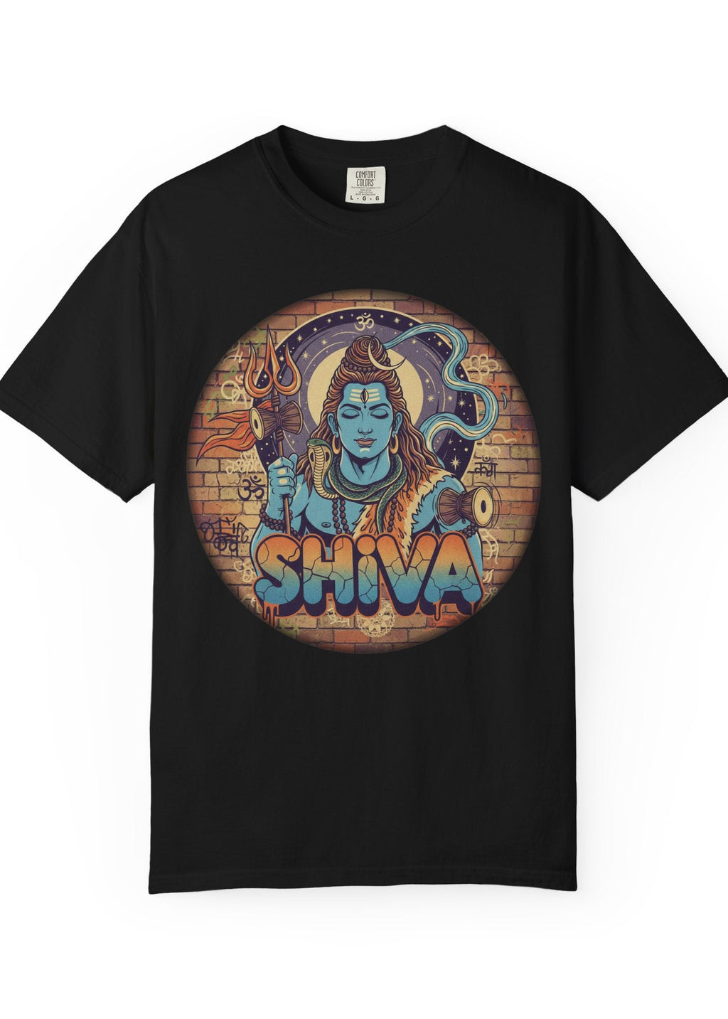 Lord Shiva Graffiti Streetwear Tee