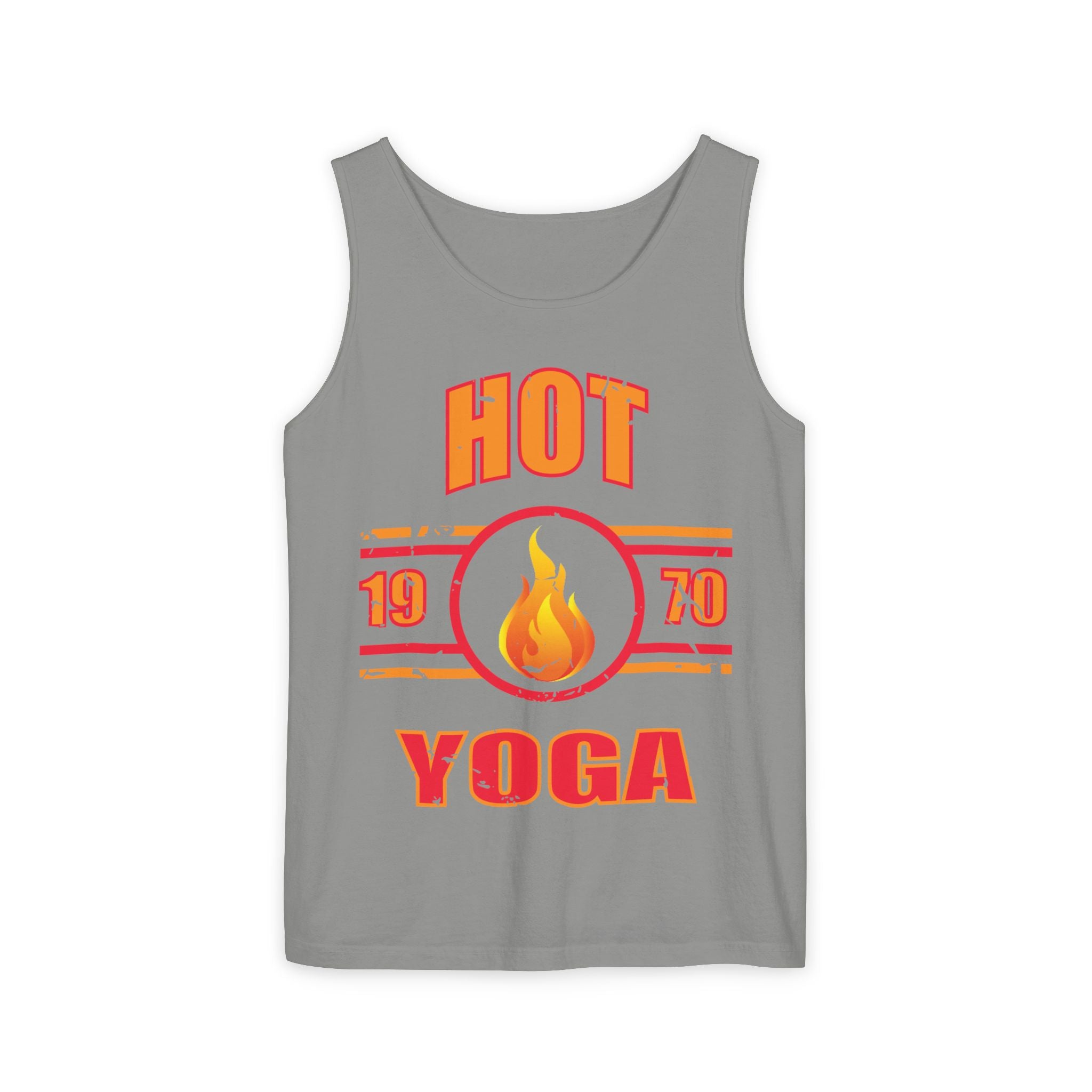 Vintage Hot Yoga Muscle Tank – Retro 1970 Style Fitness Top
