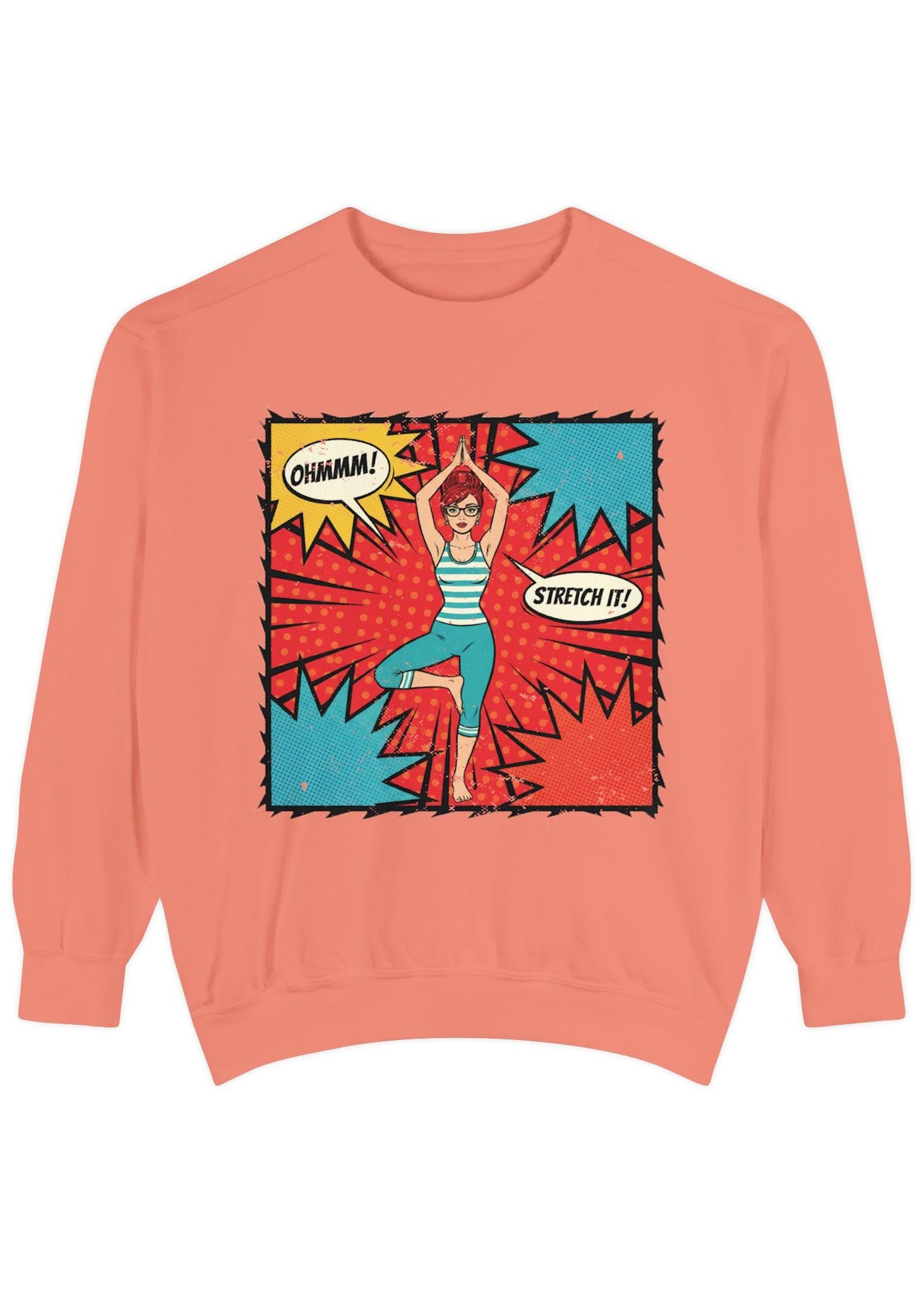 Retro Comic Yoga Sweatshirt