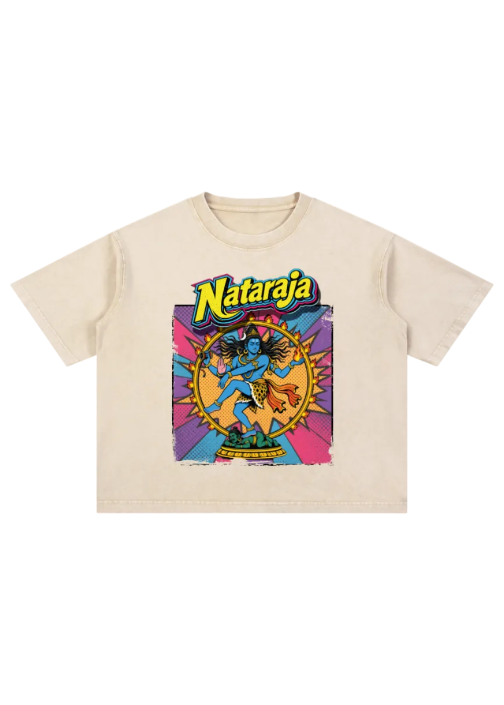 Nataraja Pop Art Yoga Boxy Tee