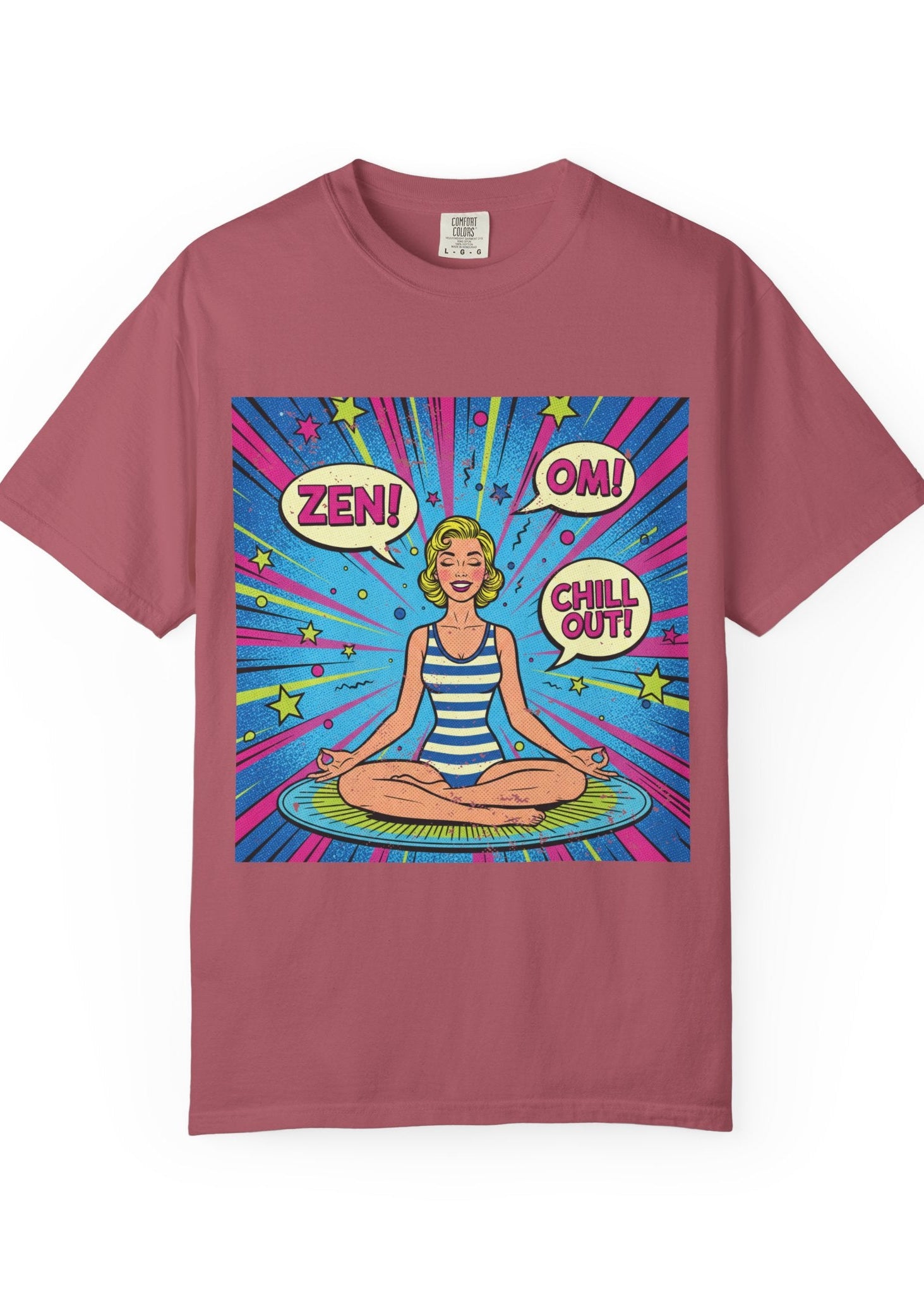 Vintage Zen Pop Art T-Shirt