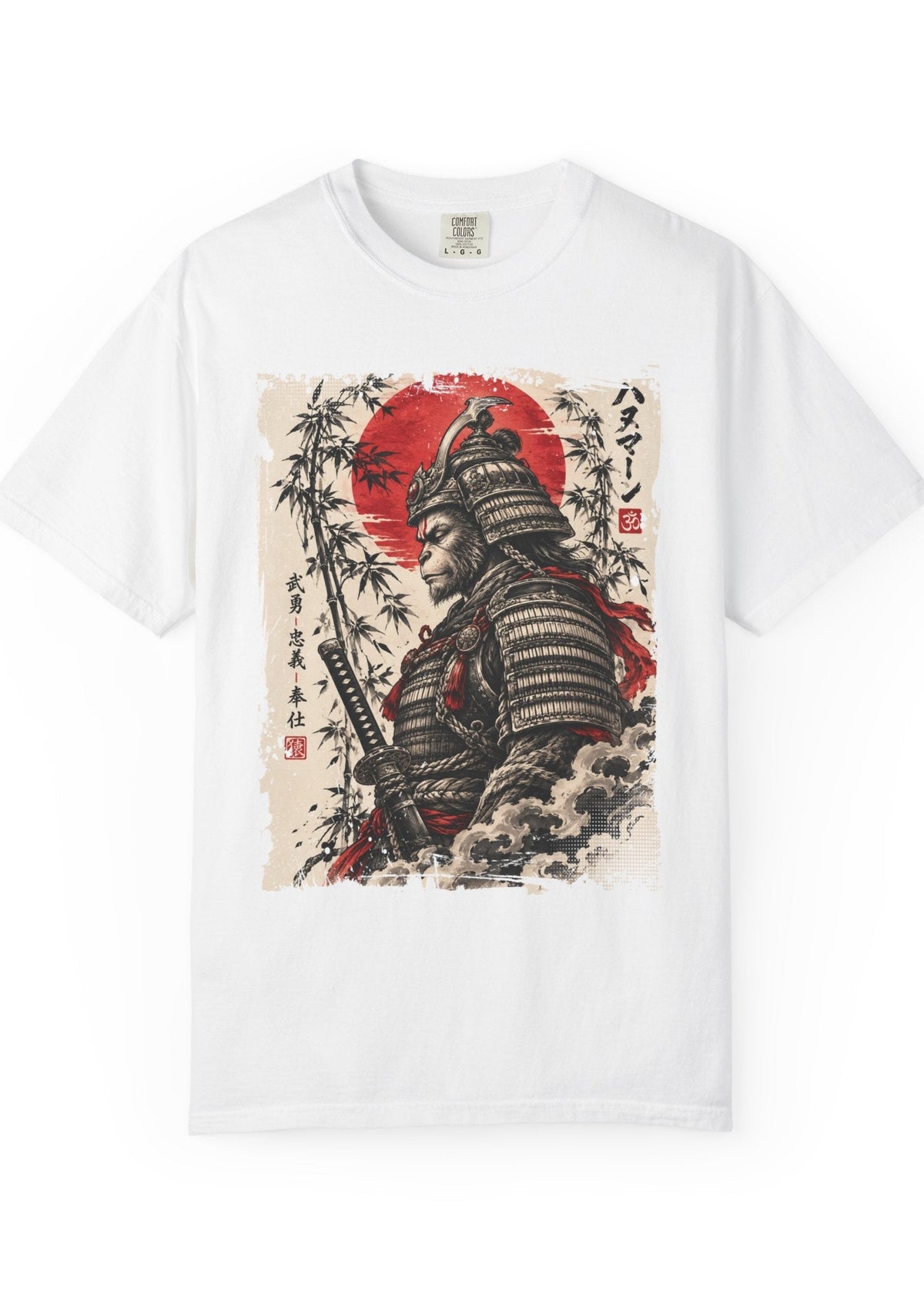 Hanuman Samurai Japanese Tattoo T-Shirt