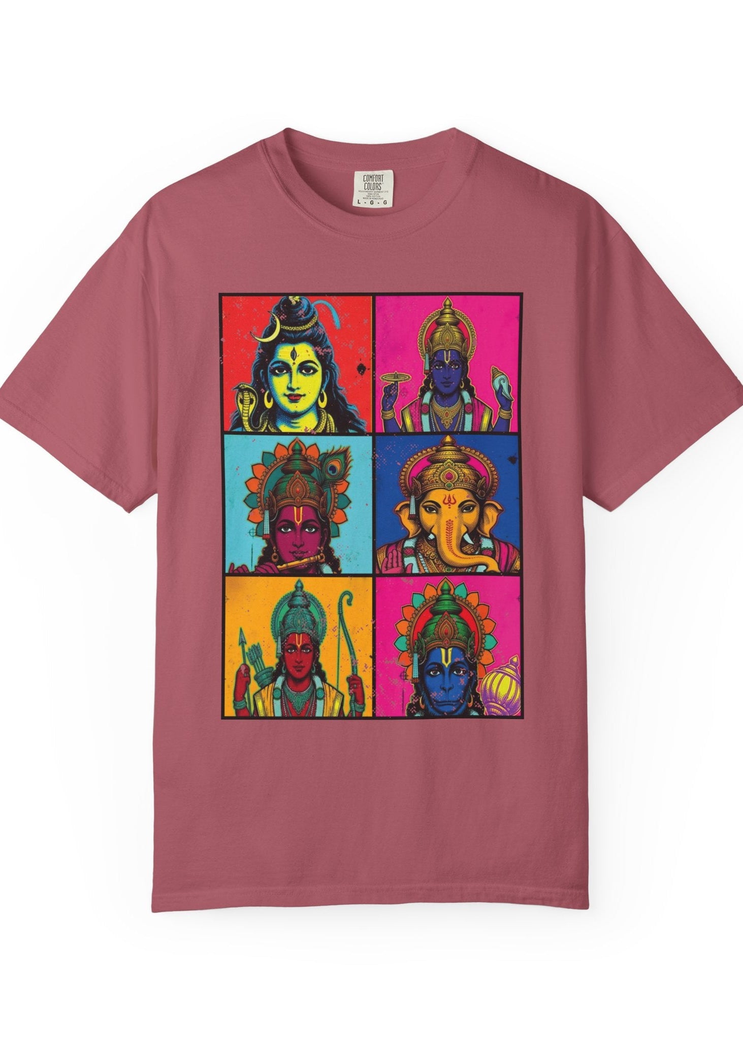 Pop Art Hindu Gods T-Shirt – Krishna, Shiva, Ganesha & More
