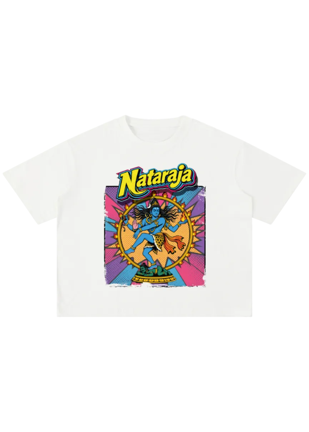 Nataraja Pop Art Yoga Boxy Tee