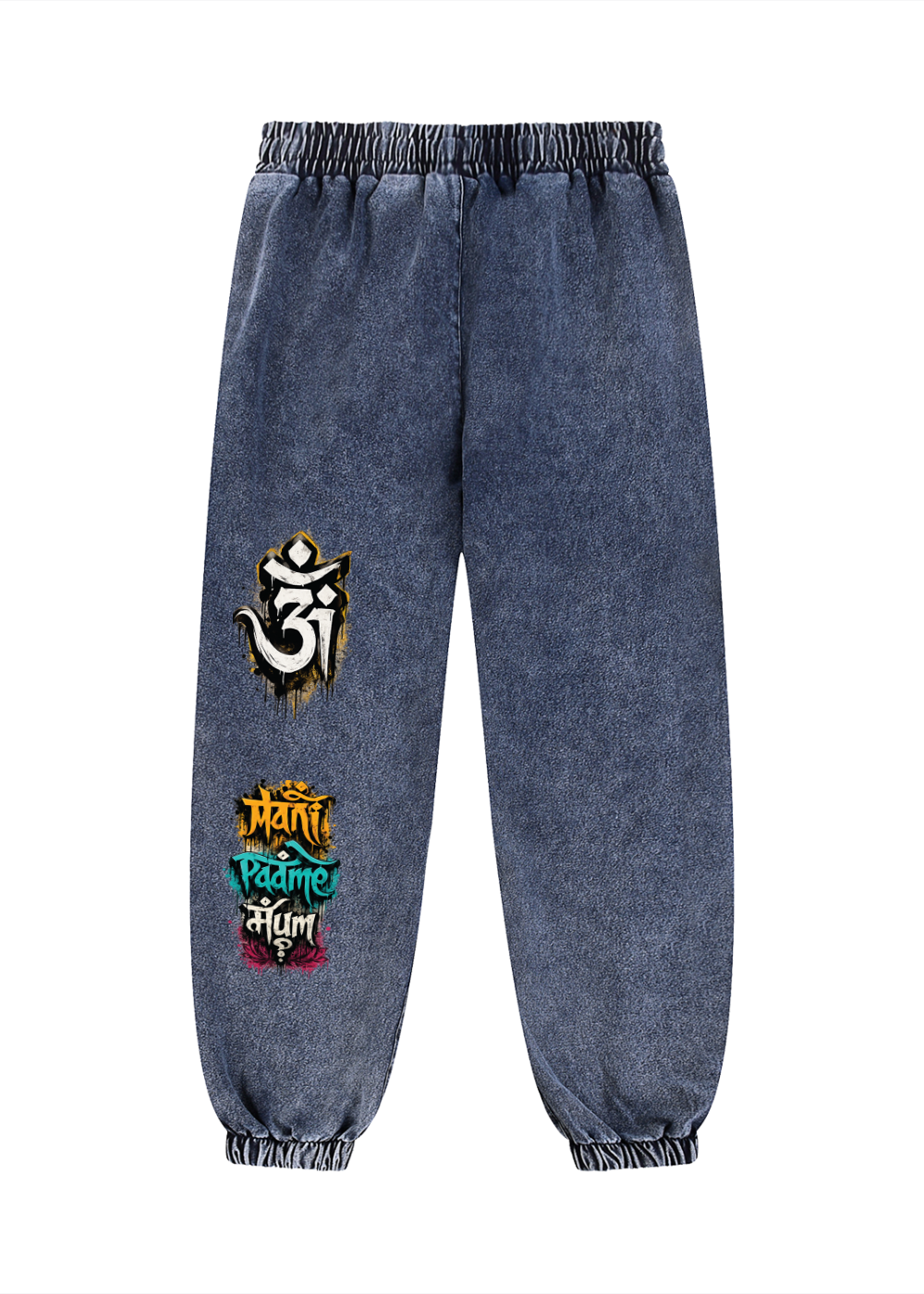 Om Mani Padme Hum Snow Wash Joggers