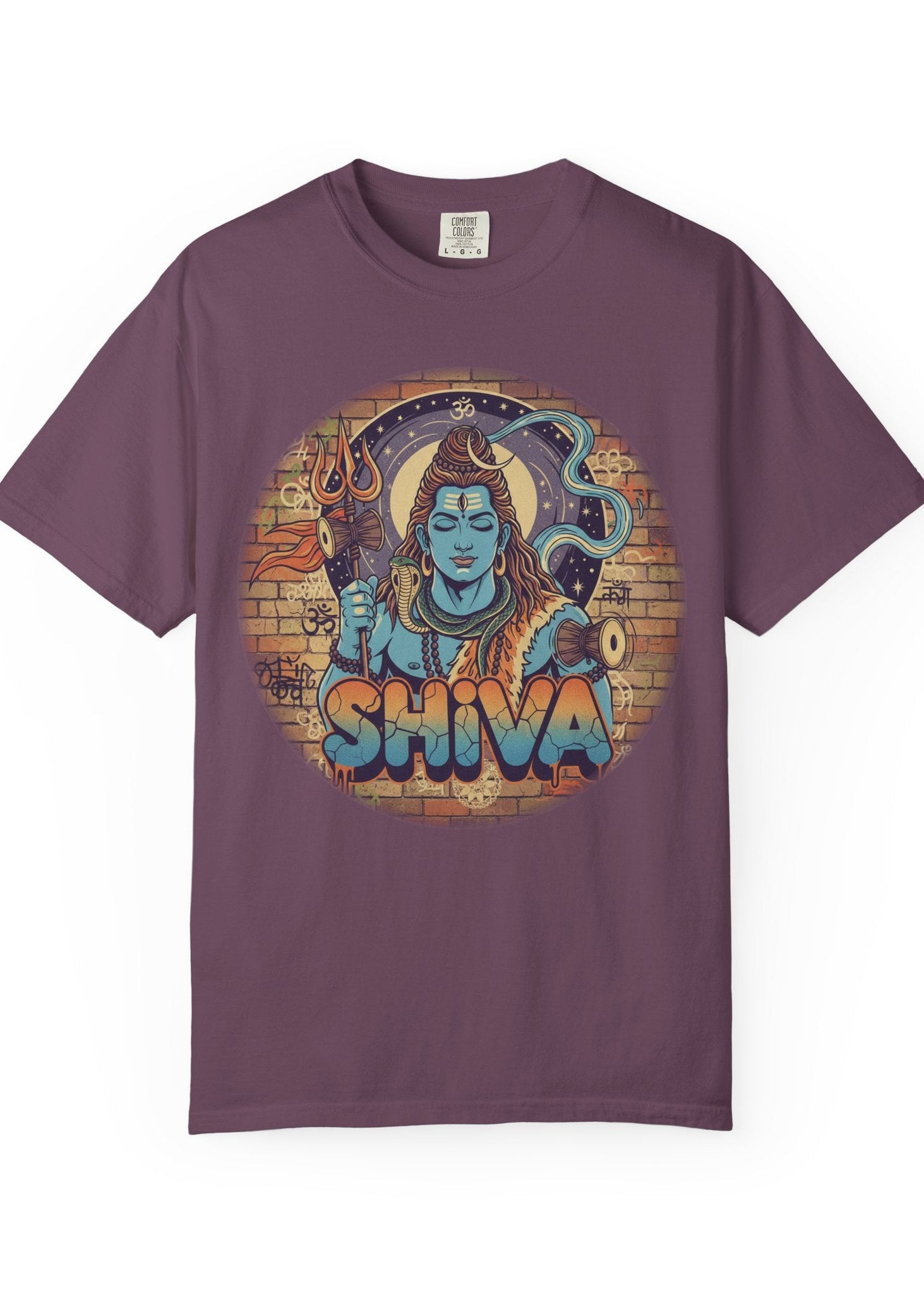 Lord Shiva Graffiti Streetwear Tee