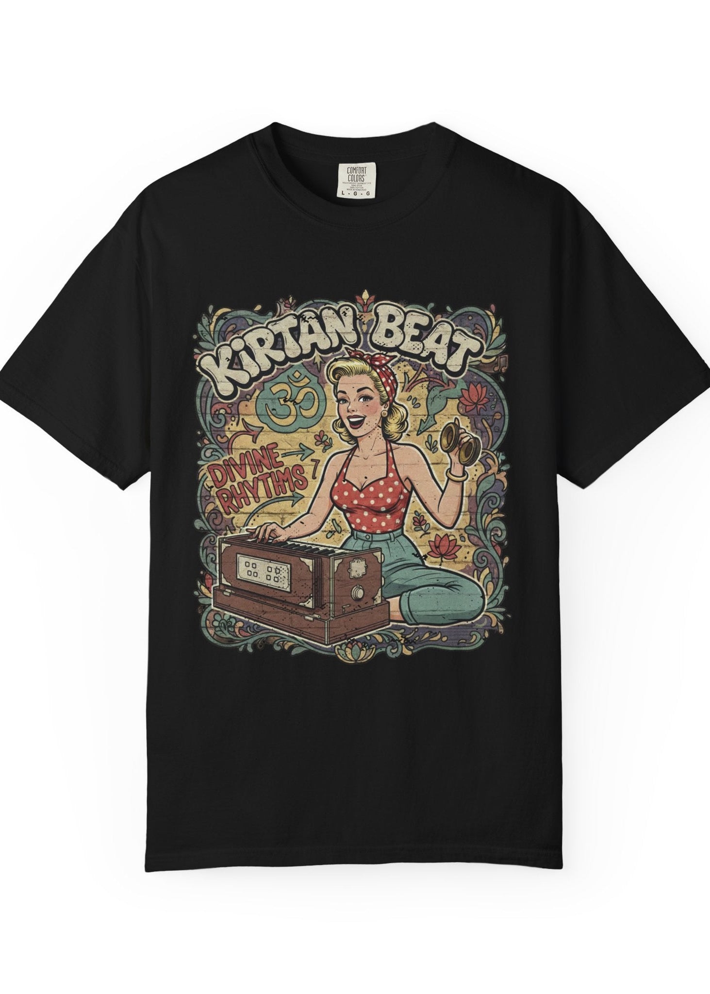 Kirtan Beat Retro Yoga T-Shirt