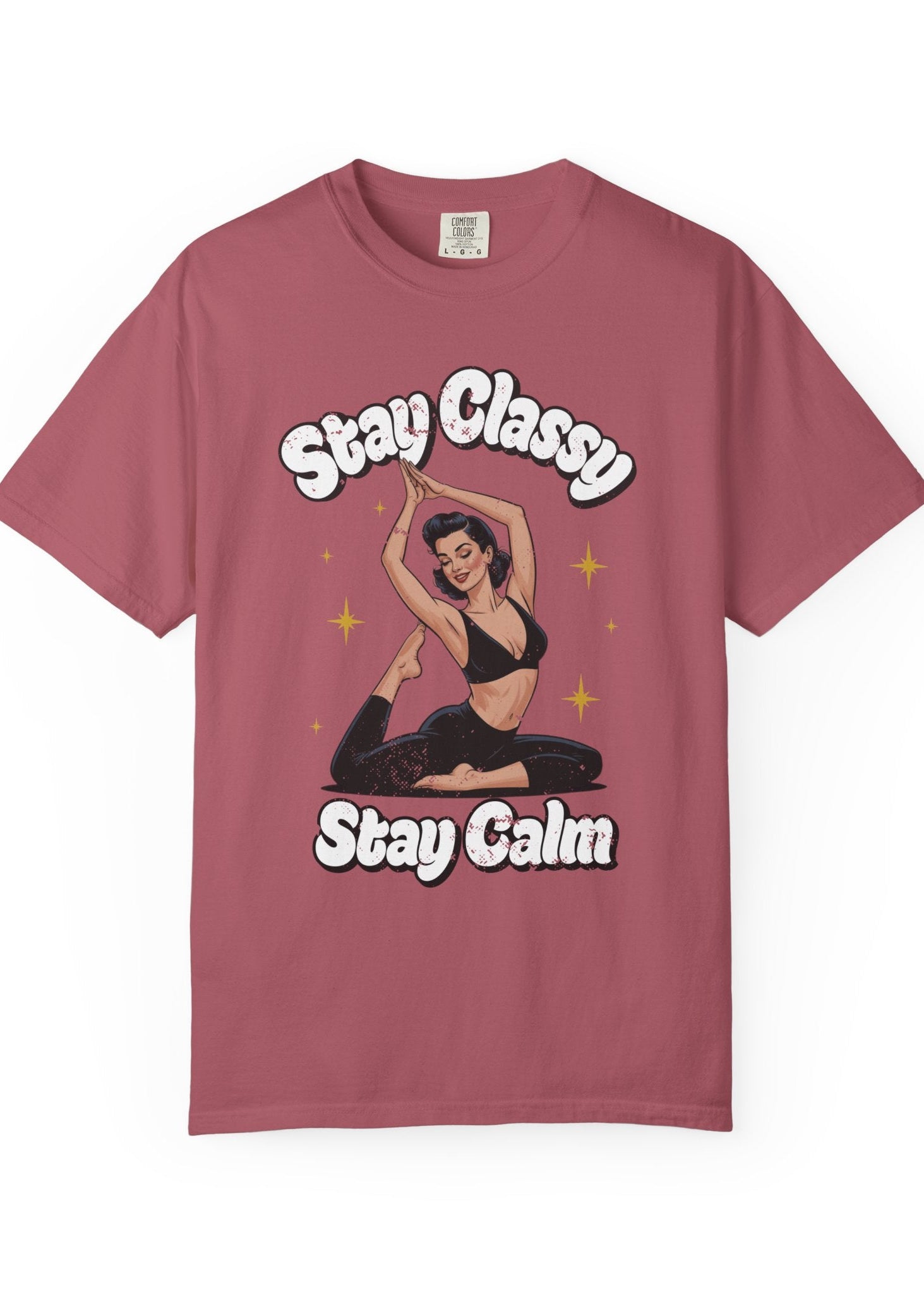 Retro Pinup Yoga T-Shirt