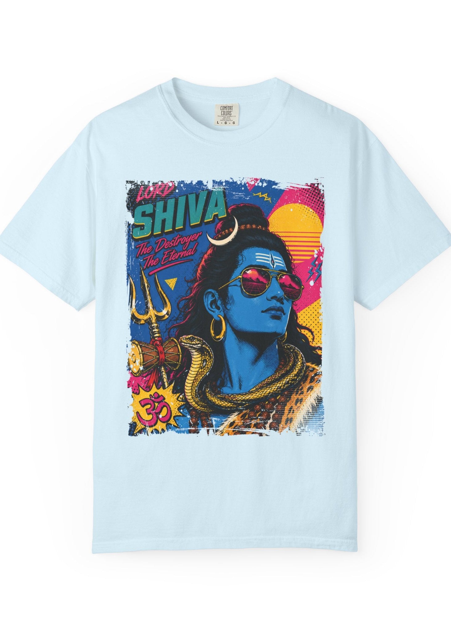 Retro Lord Shiva Pop Art T-Shirt