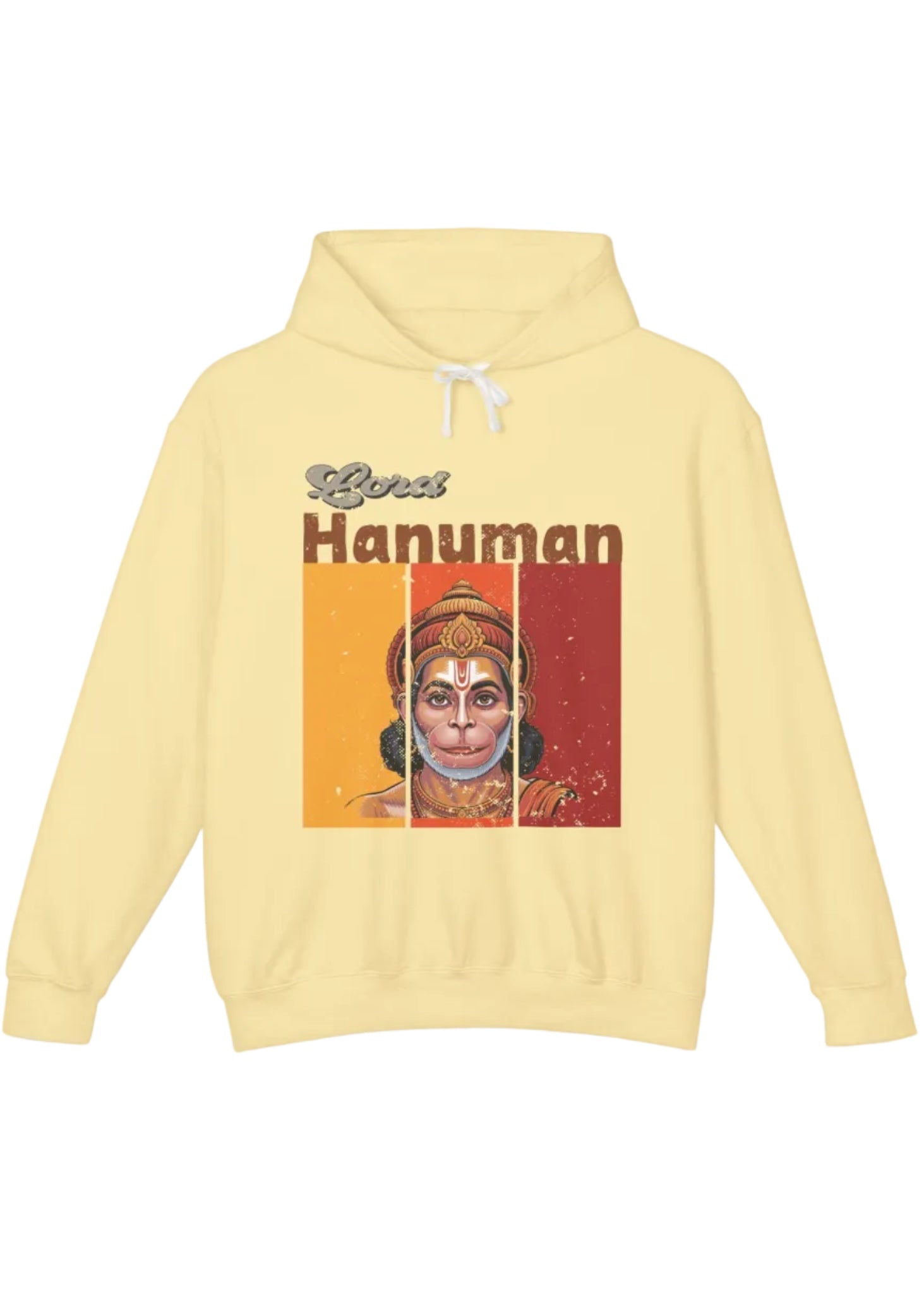 Vintage Hanuman Devotion Hoodie