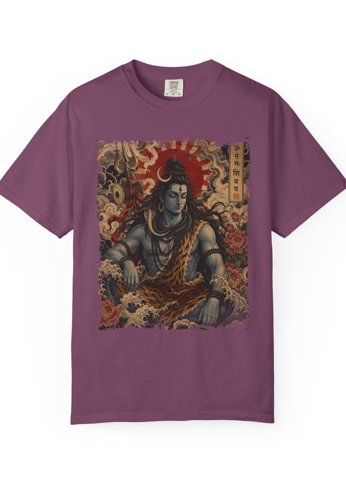 Lord Shiva Japanese Tattoo T-Shirt