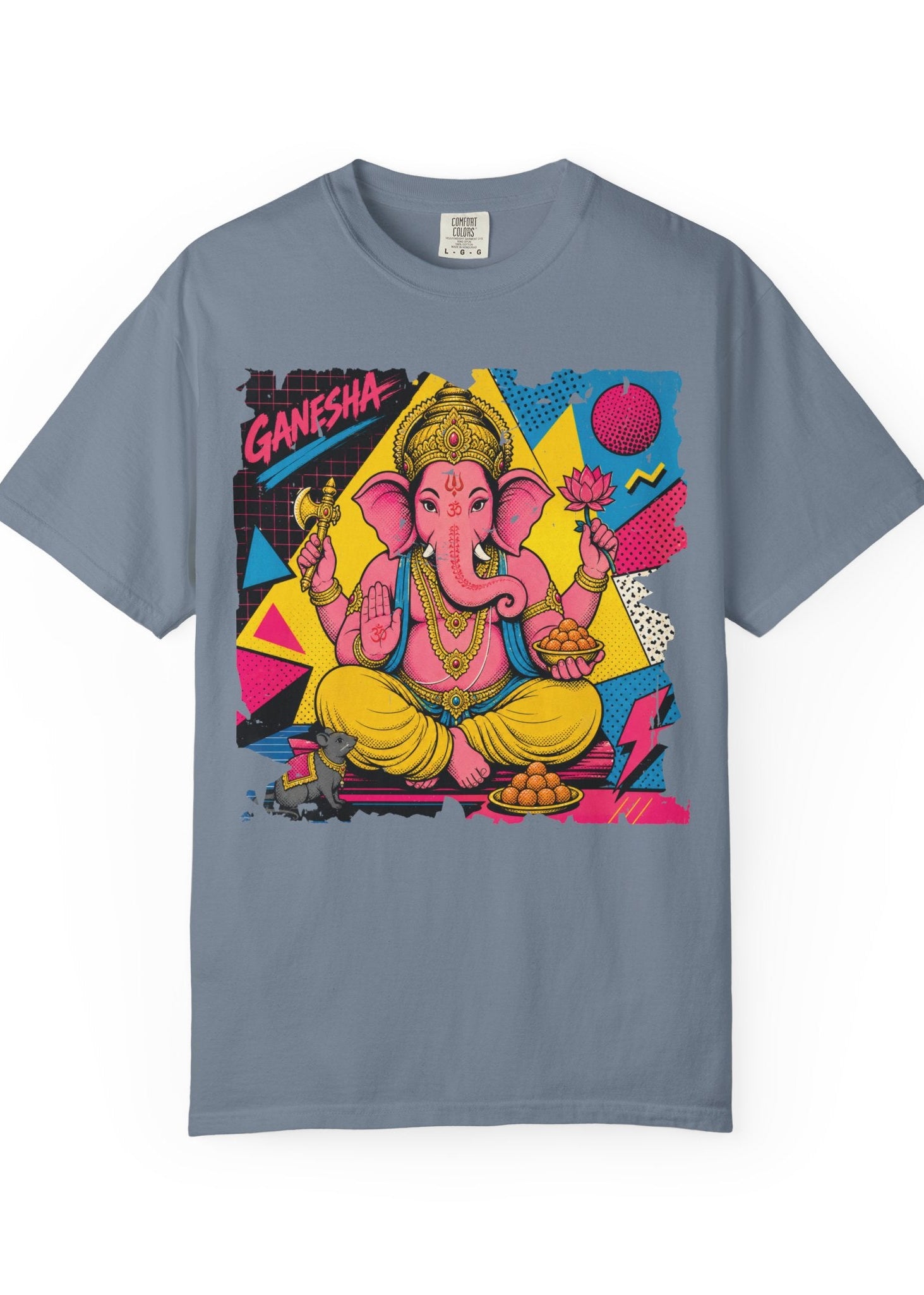 80s Pop Art Lord Ganesha Graphic T-Shirt