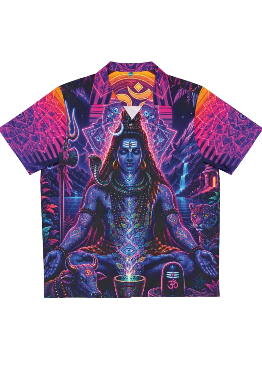 Celestial Shiva Shamanic All-Over Print Aloha Shirt