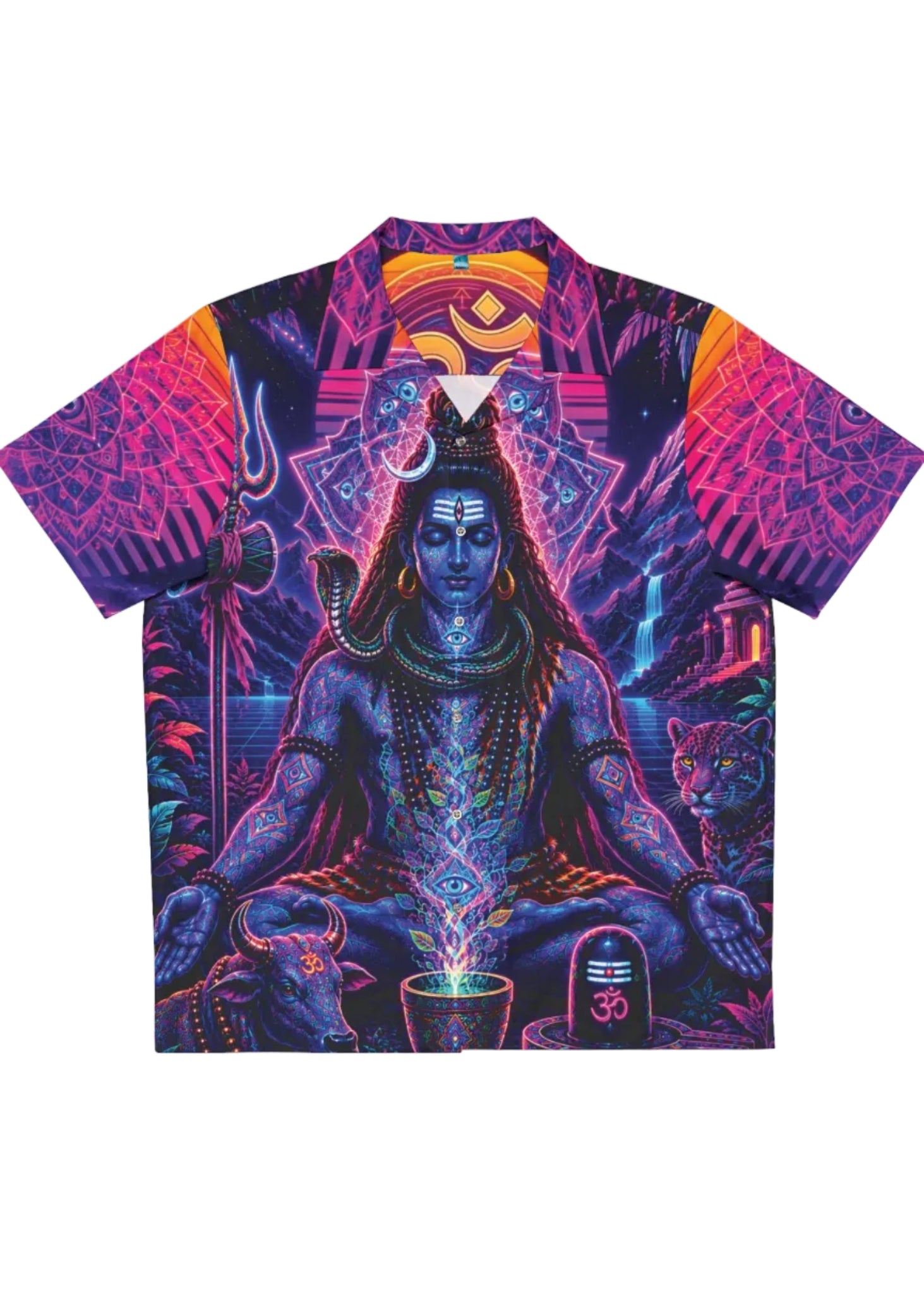 Celestial Shiva Shamanic All-Over Print Aloha Shirt