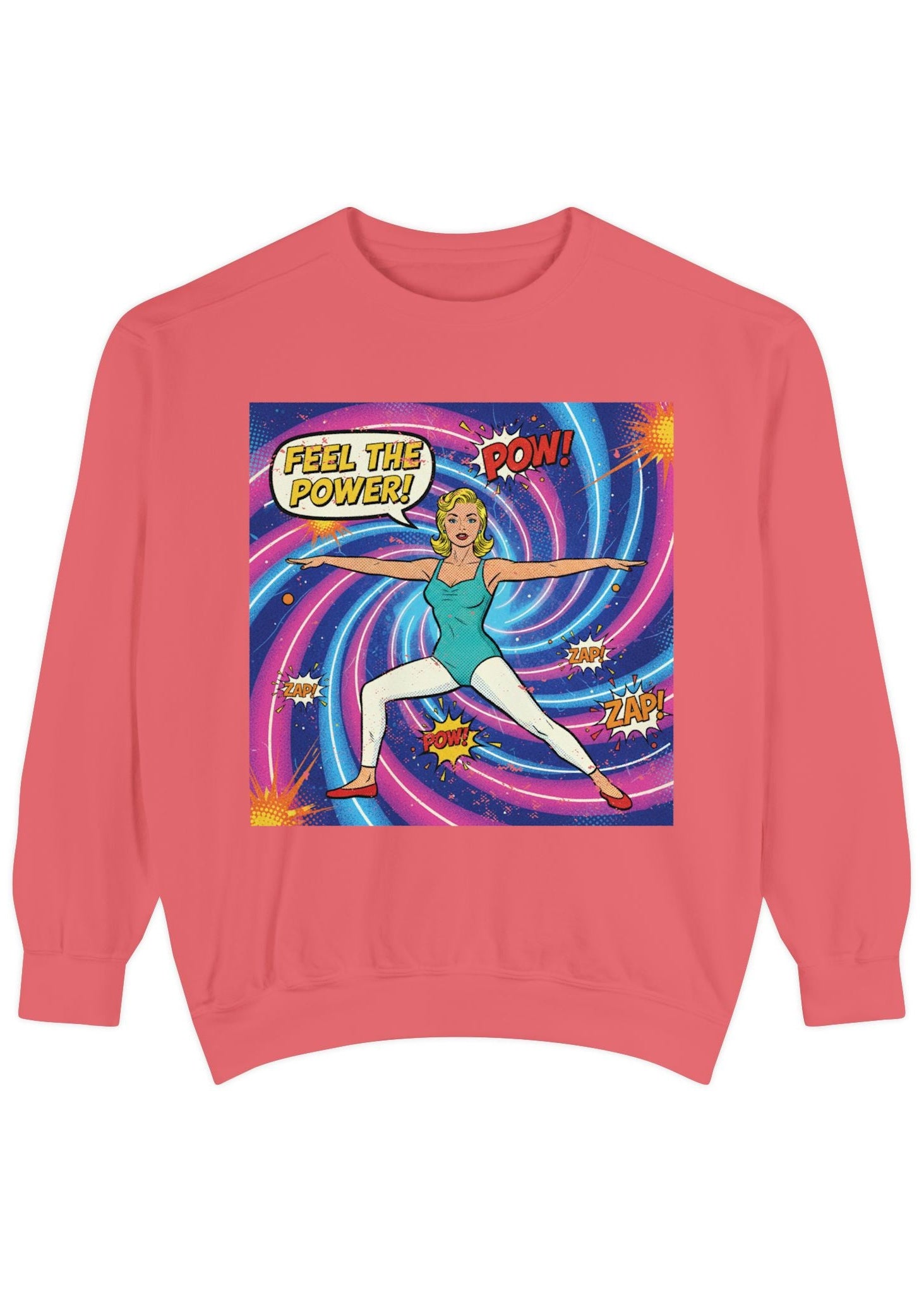 Retro Comic Yoga Sweatshirt