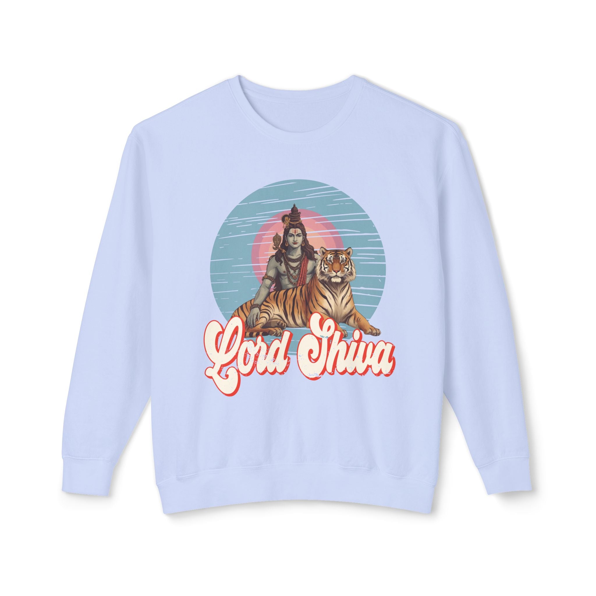 Lord Shiva Sweatshirt – Retro Hindu Spiritual Art Crewneck