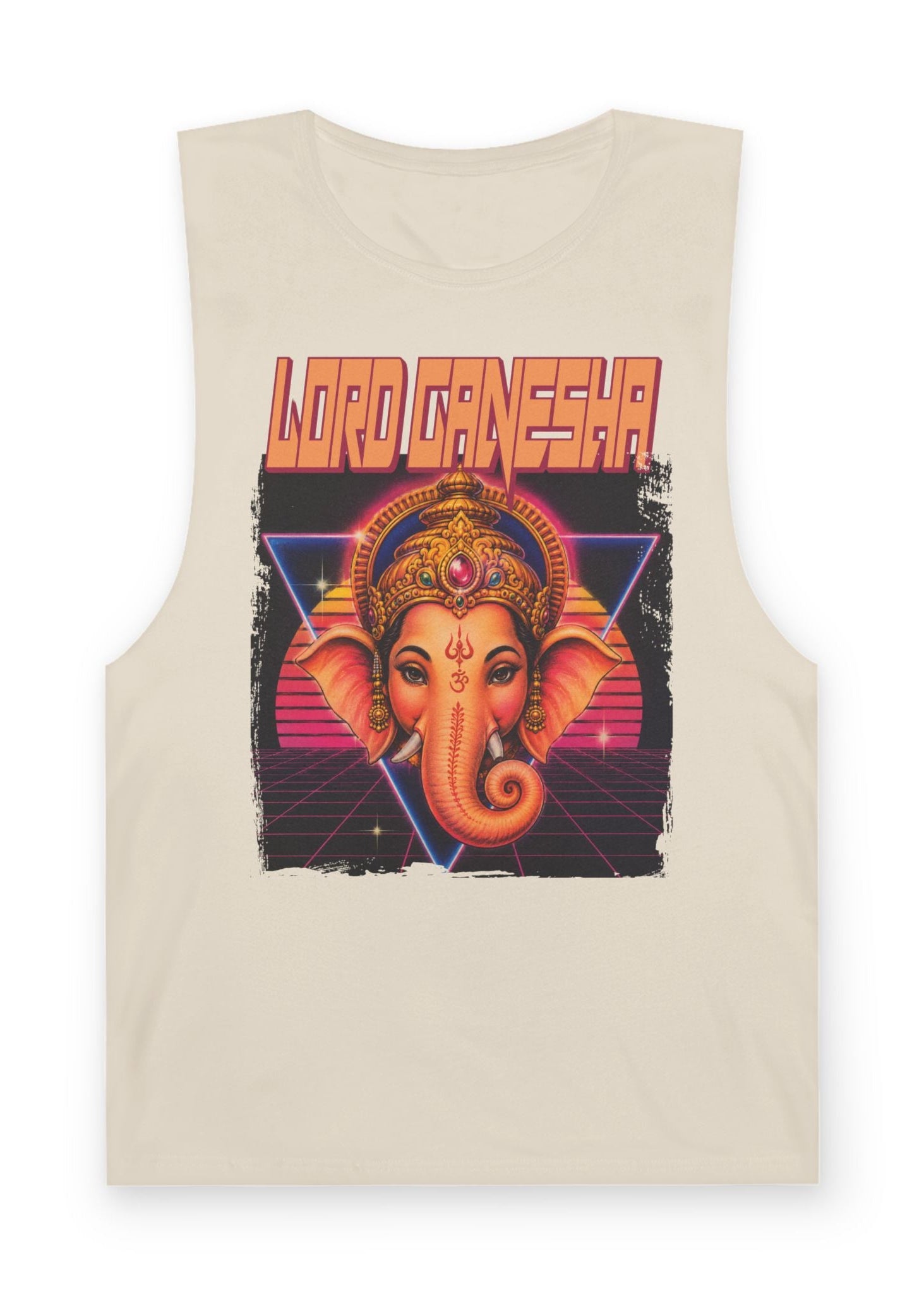 80s Synthwave Lord Ganesha Tank Top