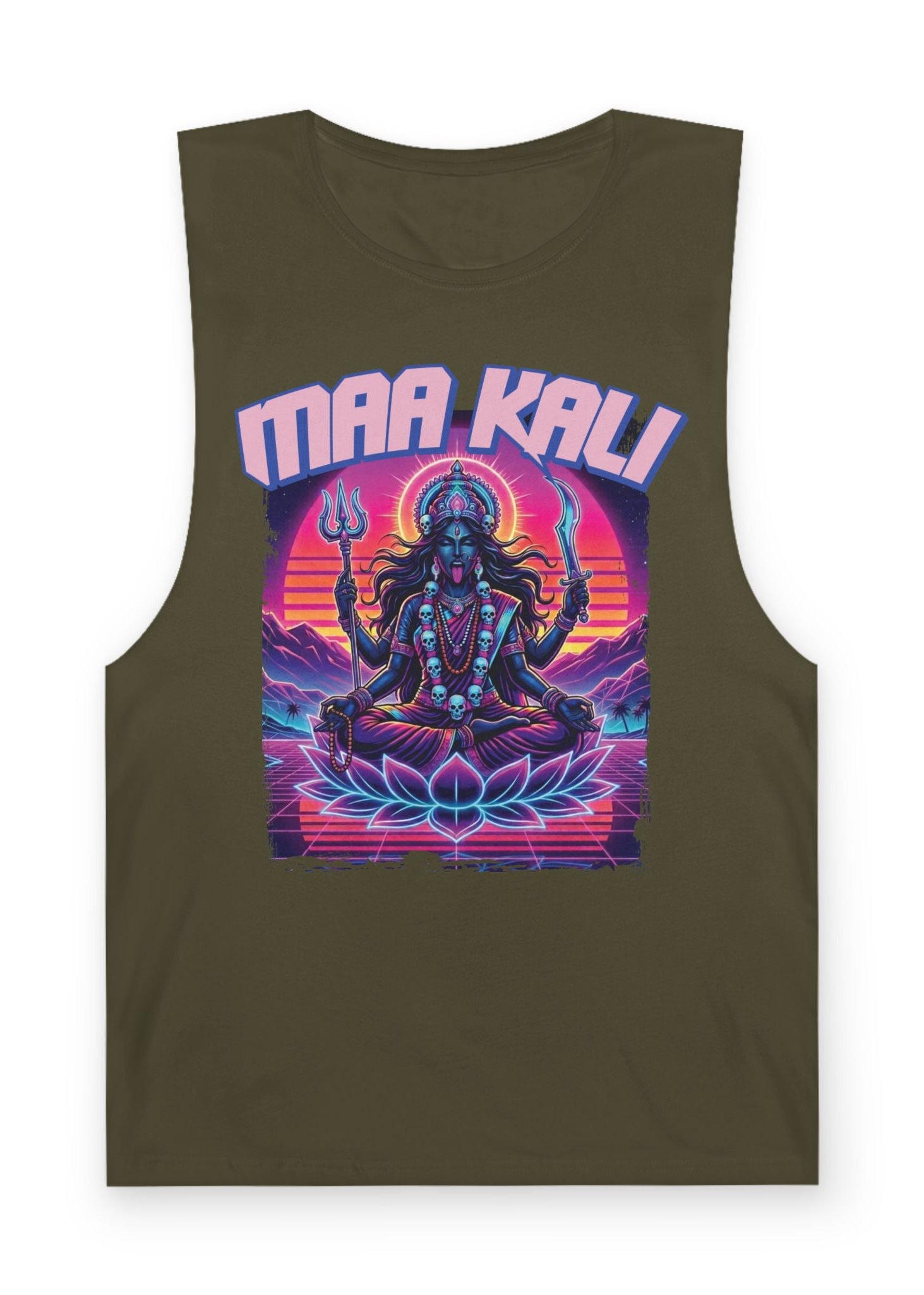Maa Kali Synthwave Tank Top
