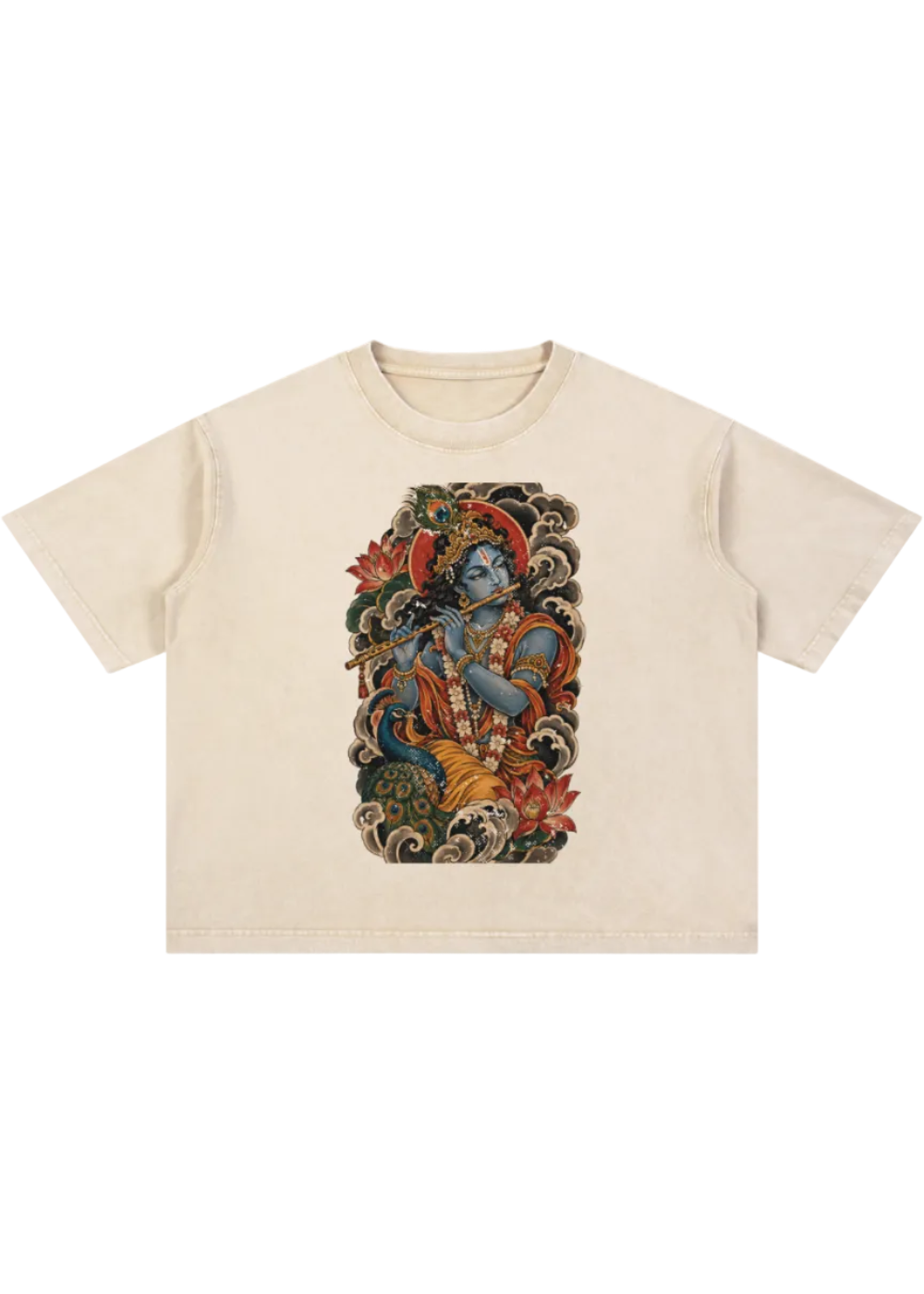 Lord Shiva Traditional Tattoo  Boxy T-Shirt