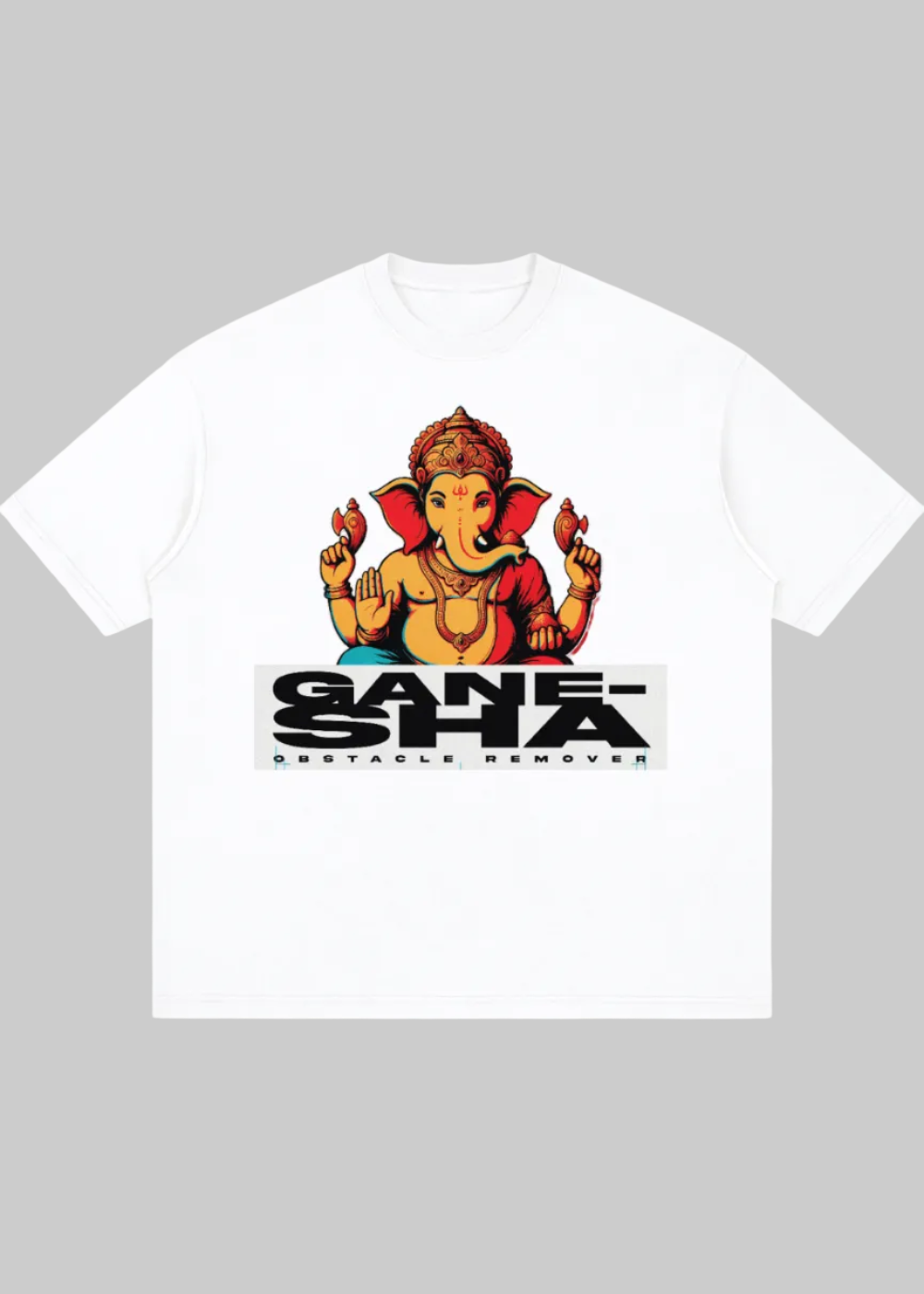 Ganesha Pop Art Oversized Tee