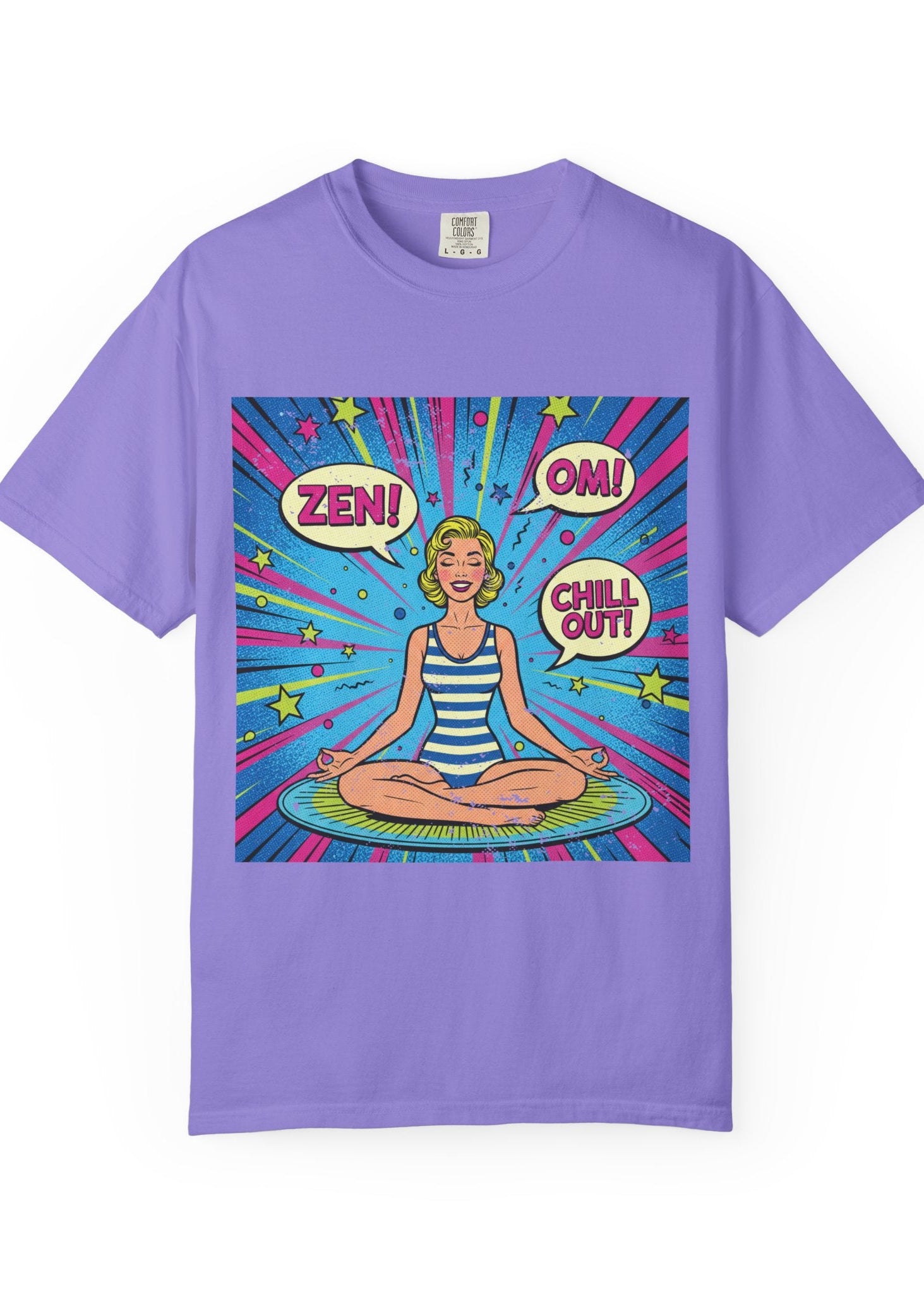 Vintage Zen Pop Art T-Shirt