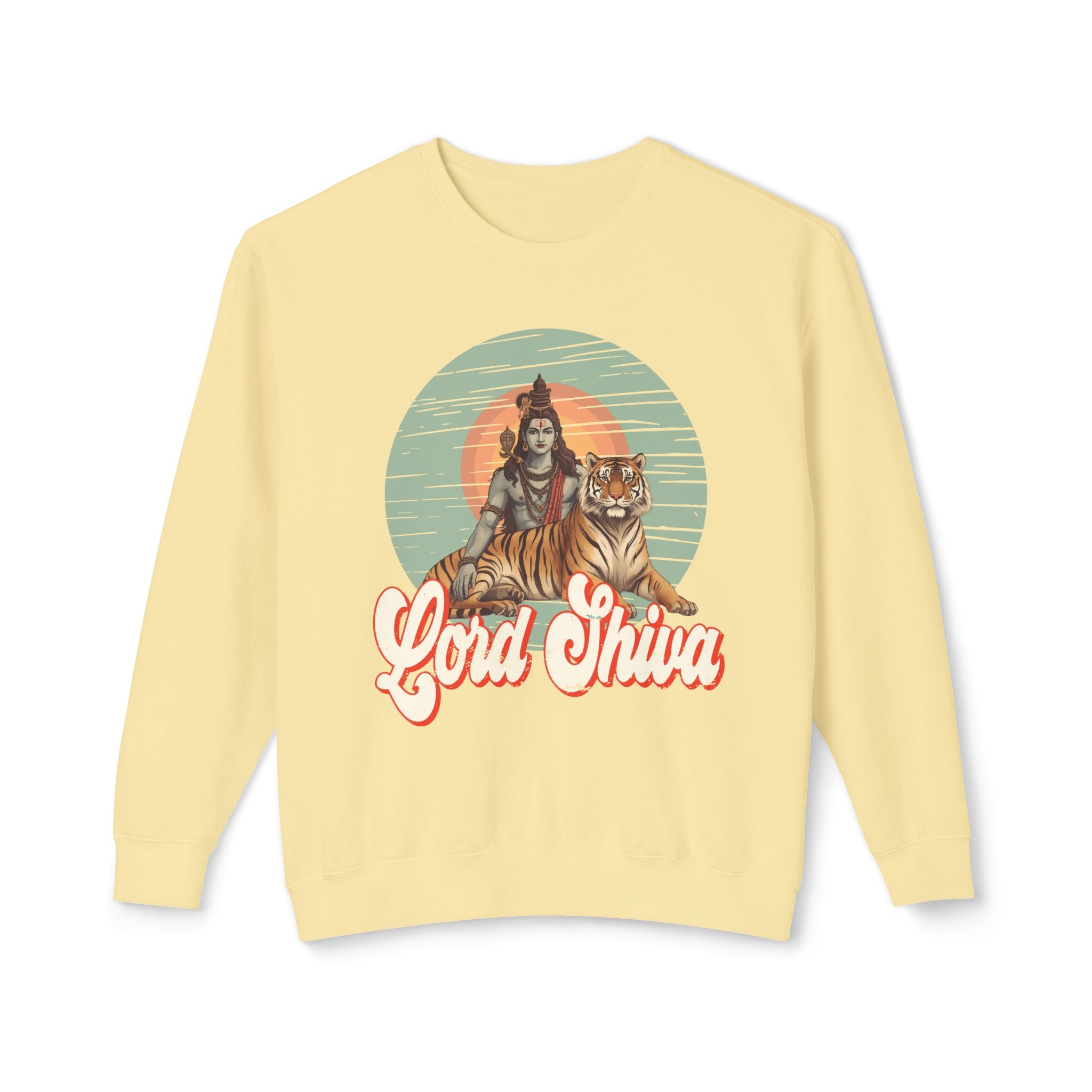Lord Shiva Sweatshirt – Retro Hindu Spiritual Art Crewneck