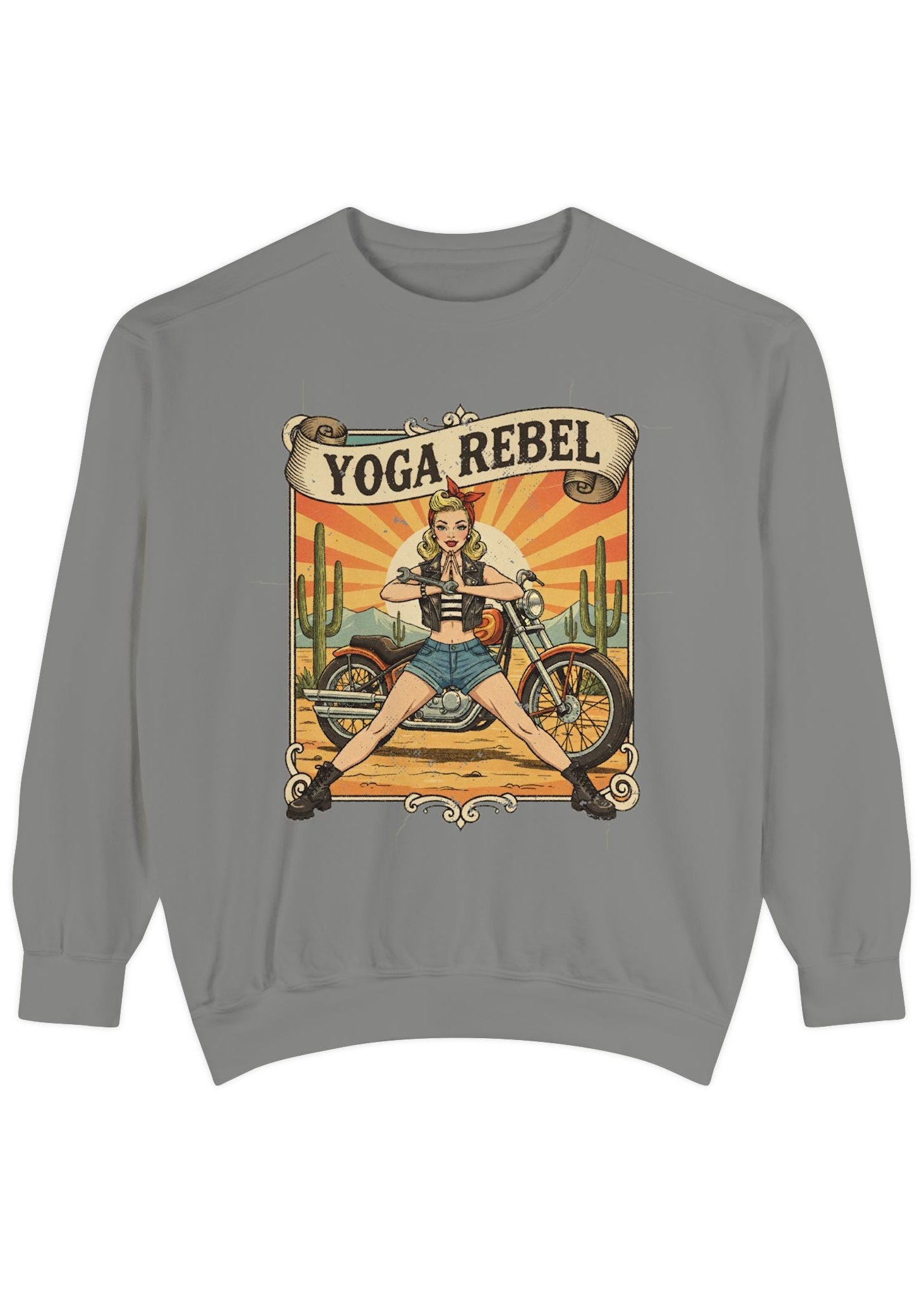 Biker Girl Yoga Pullover