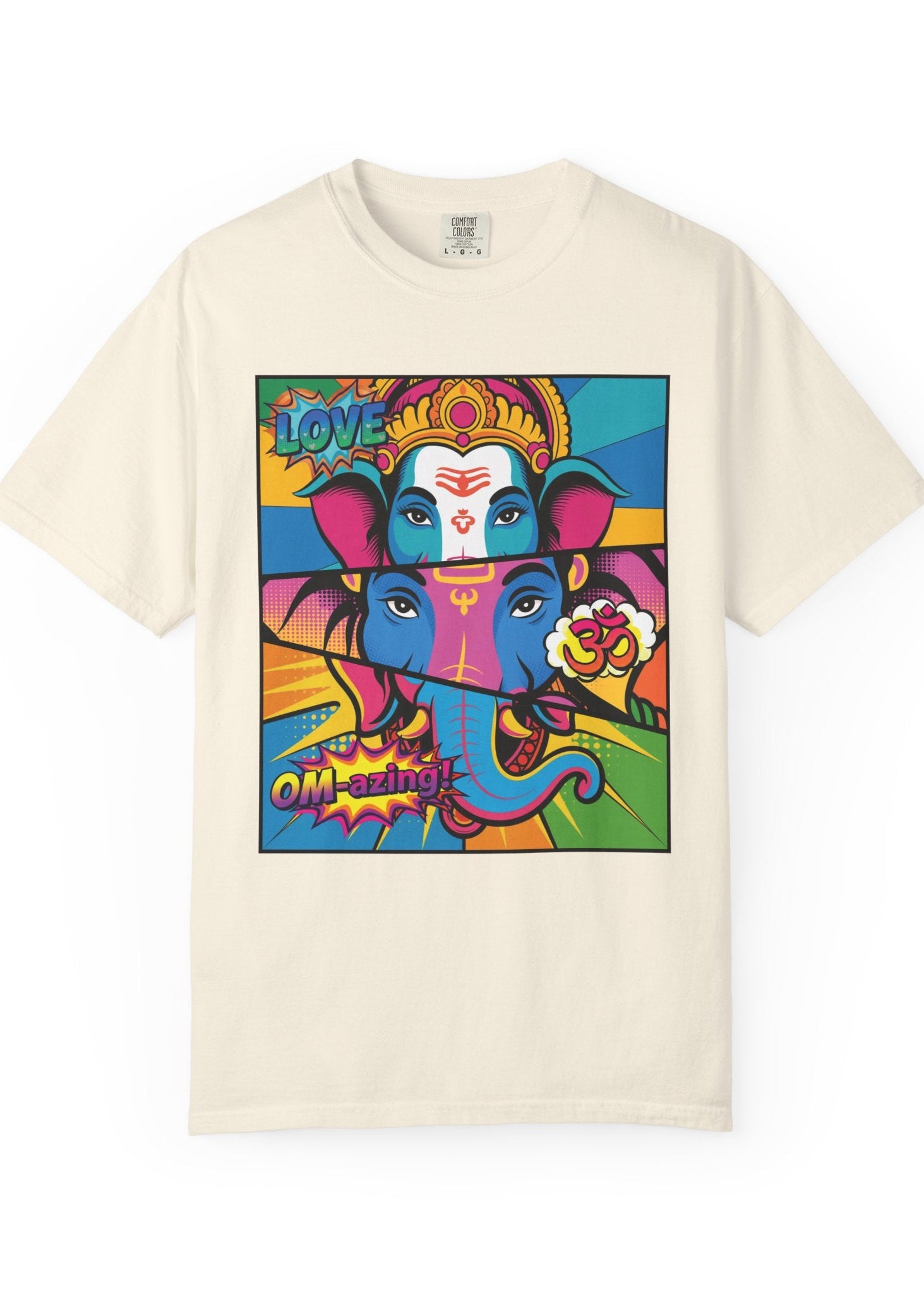 Pop Art Lord Ganesha “OM-azing” T-Shirt
