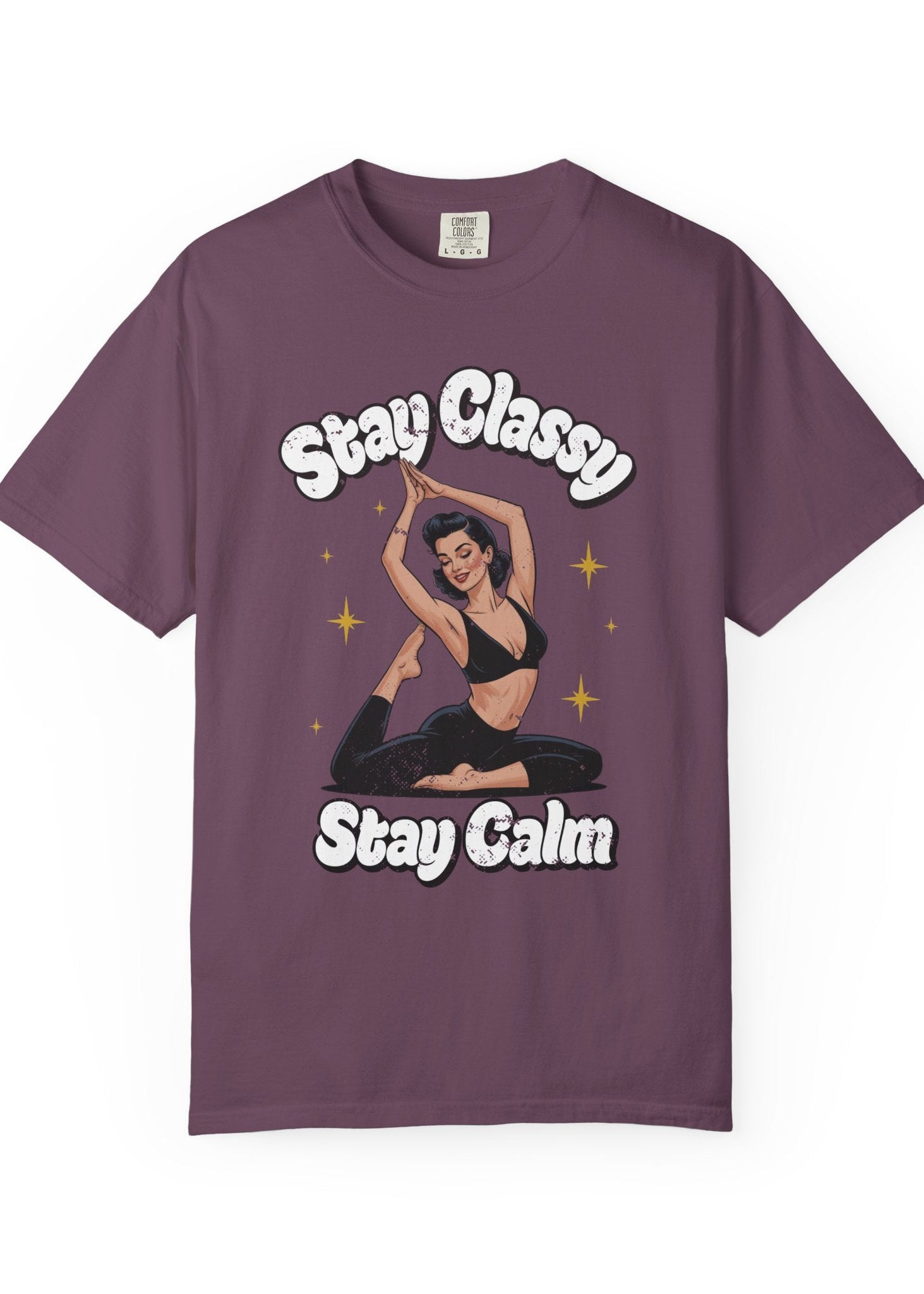 Retro Pinup Yoga T-Shirt