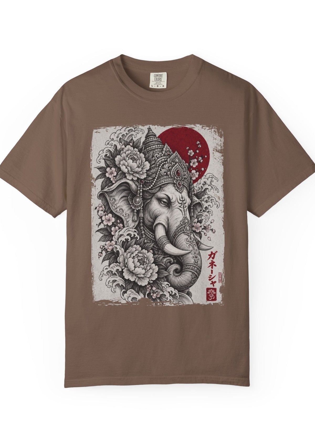 Japanese Ganesha Tattoo Graphic T-Shirt